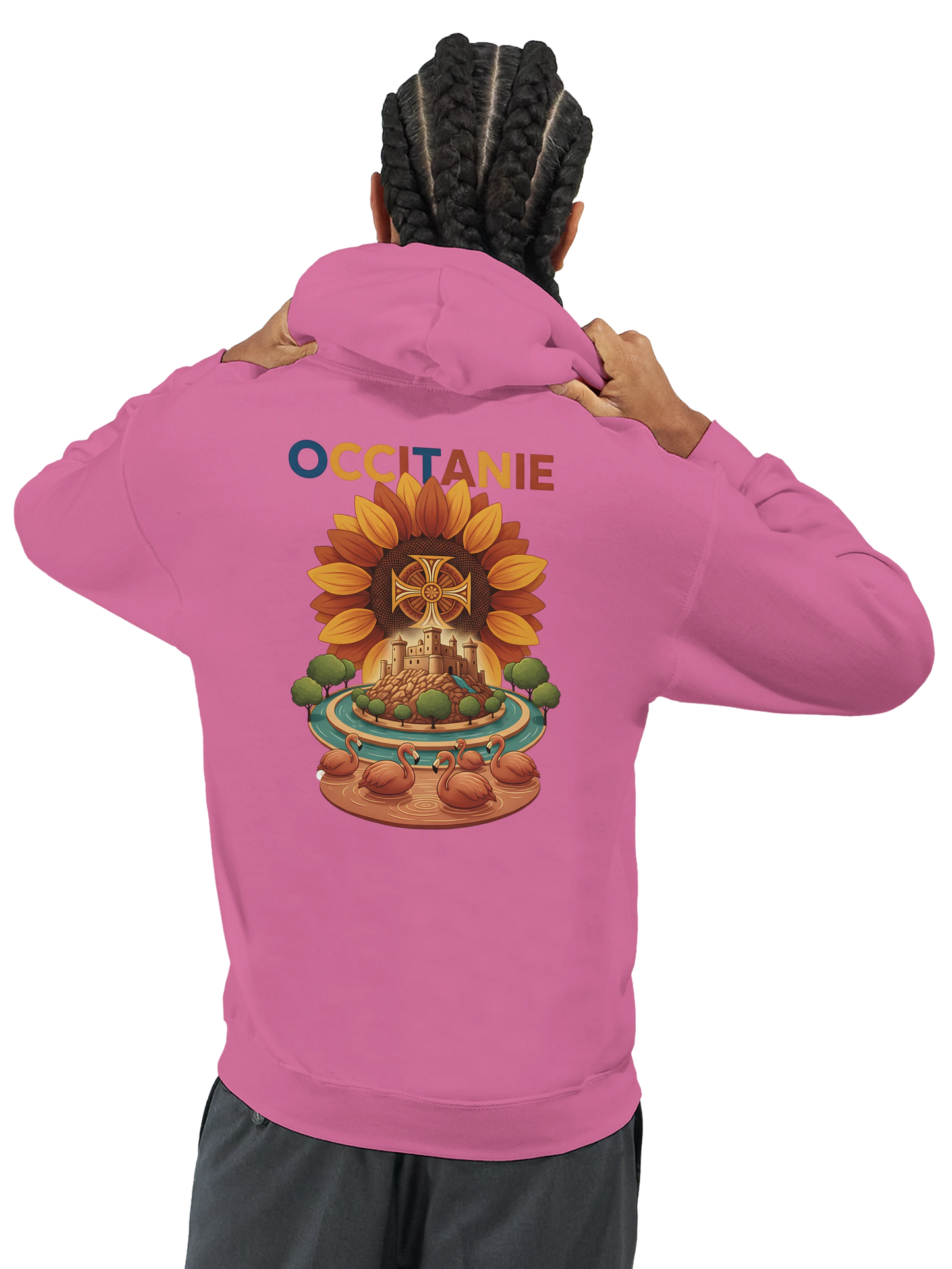 Sweat à Capuche Unisexe Occitanie – Hoodie Confortable et Résistant