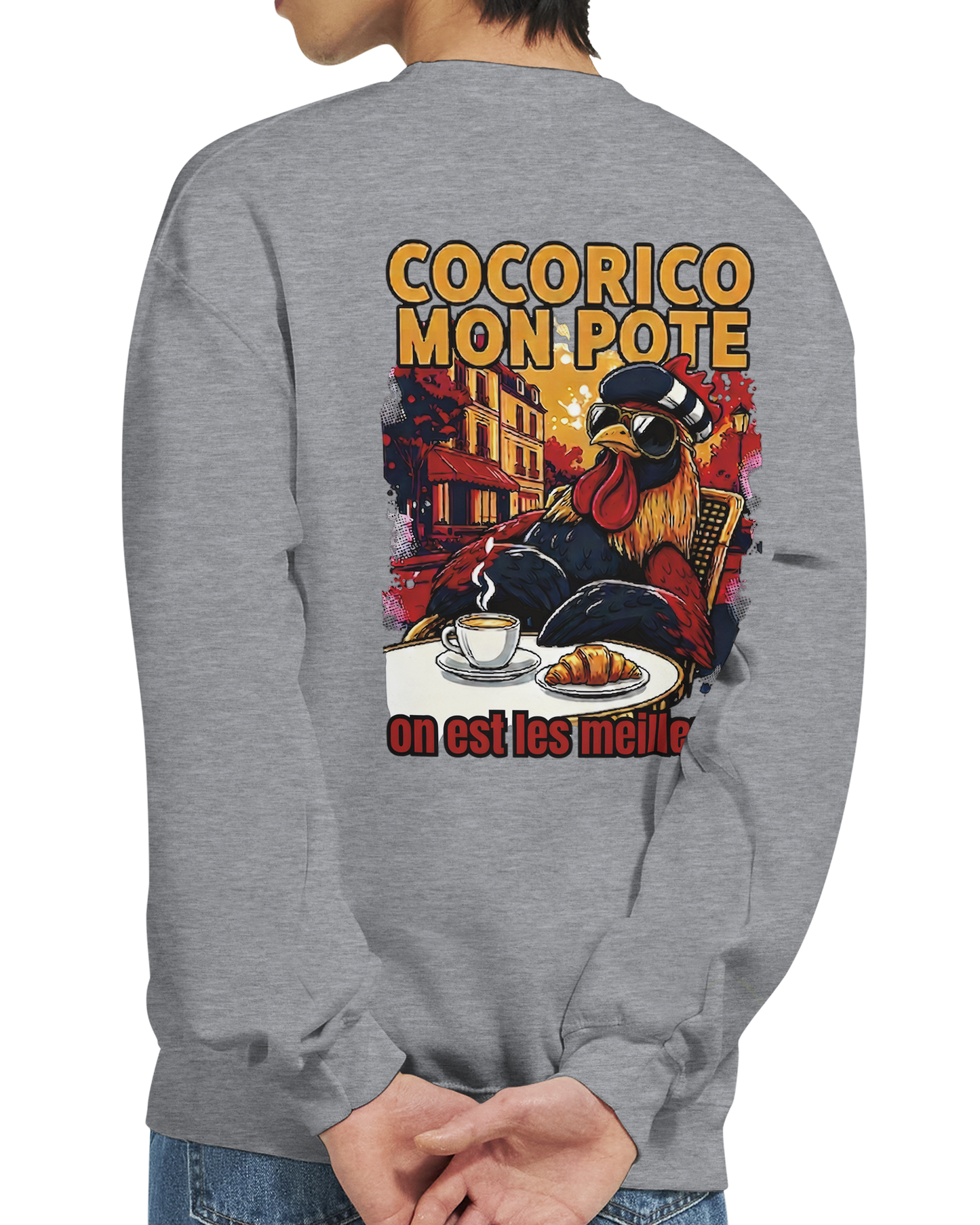 Sweat-shirt Cocorico On Est Les Meilleurs - Confort et Style Premium