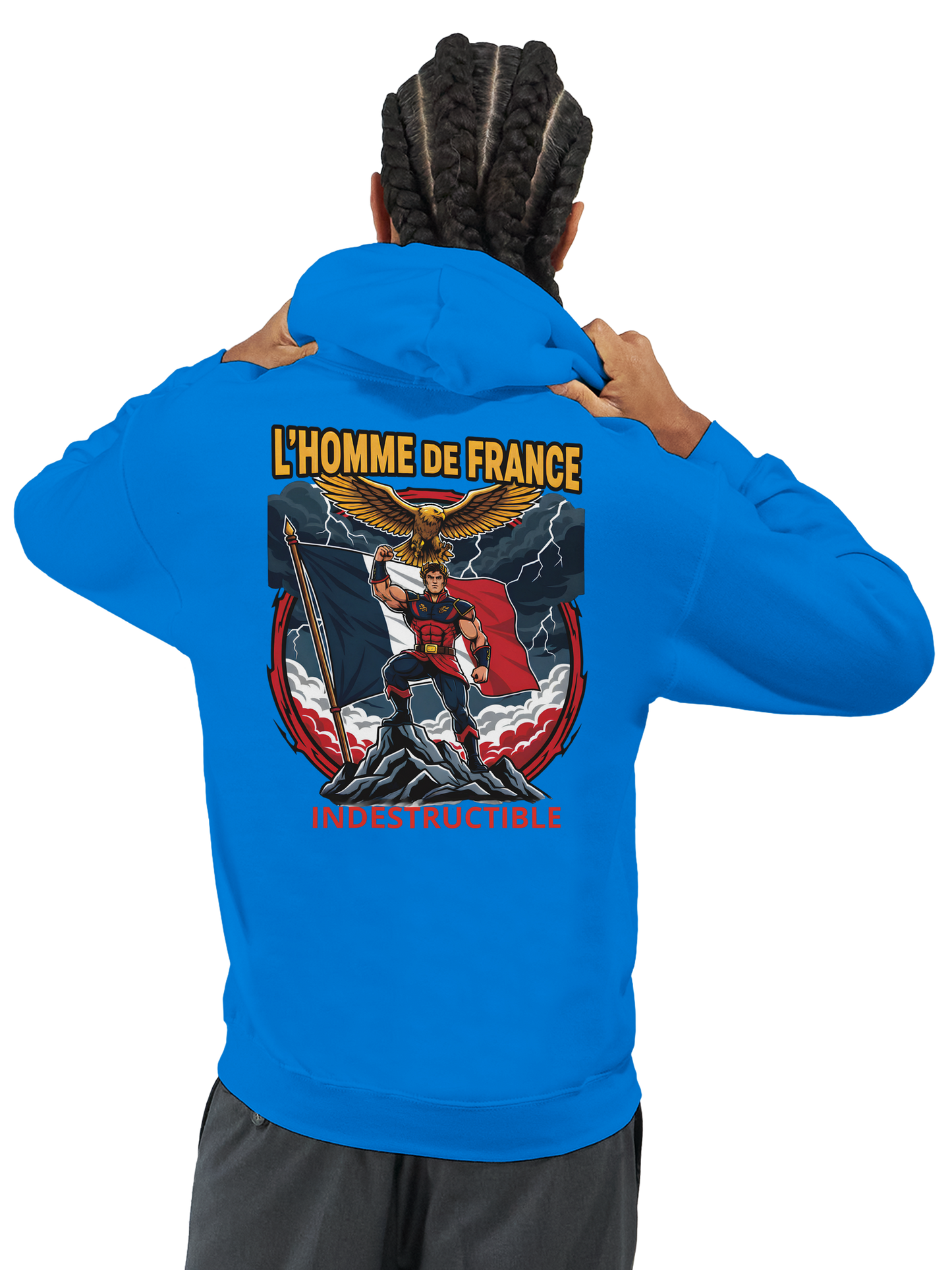 Sweat à Capuche Homme homme de France - Design France - Confort Premium