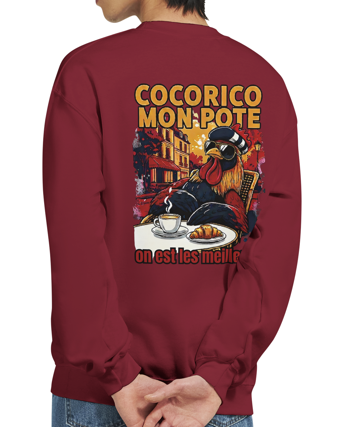 Sweat-shirt Cocorico On Est Les Meilleurs - Confort et Style Premium