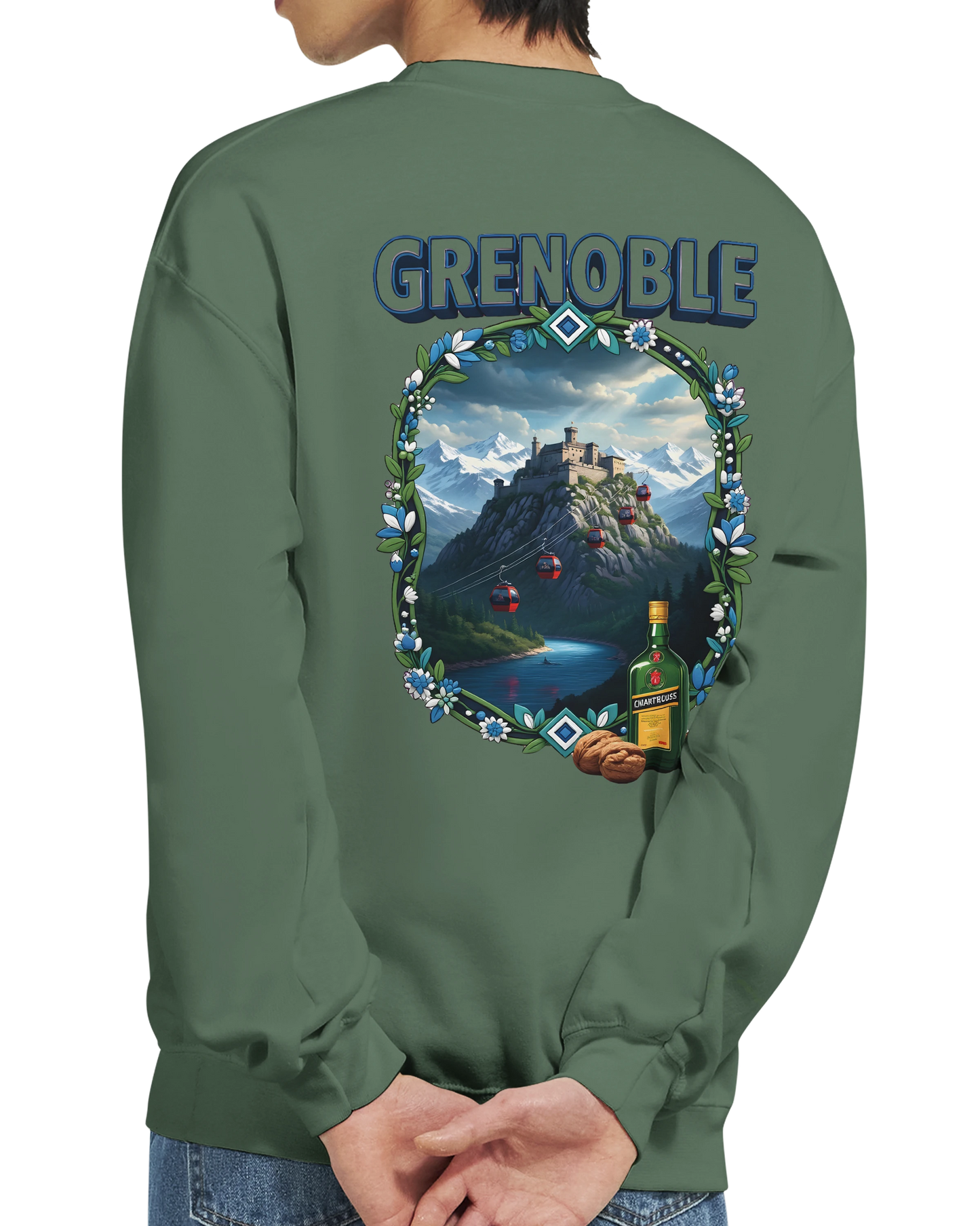Sweat-shirt unisexe Grenoble – Style urbain premium