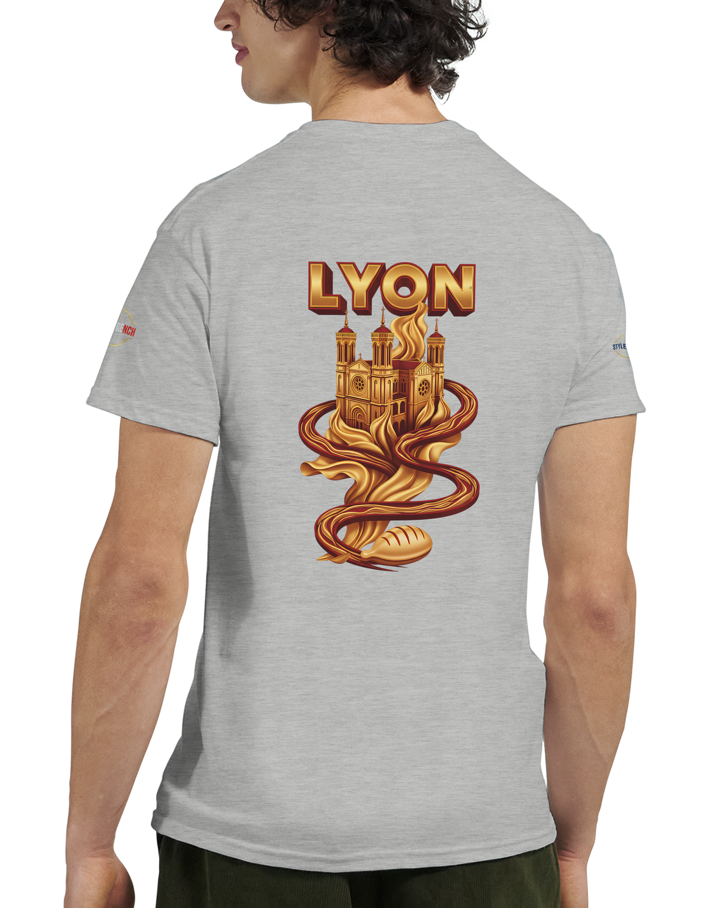 T-Shirt Unisexe Lyon - Design Ville de France - 100% Coton