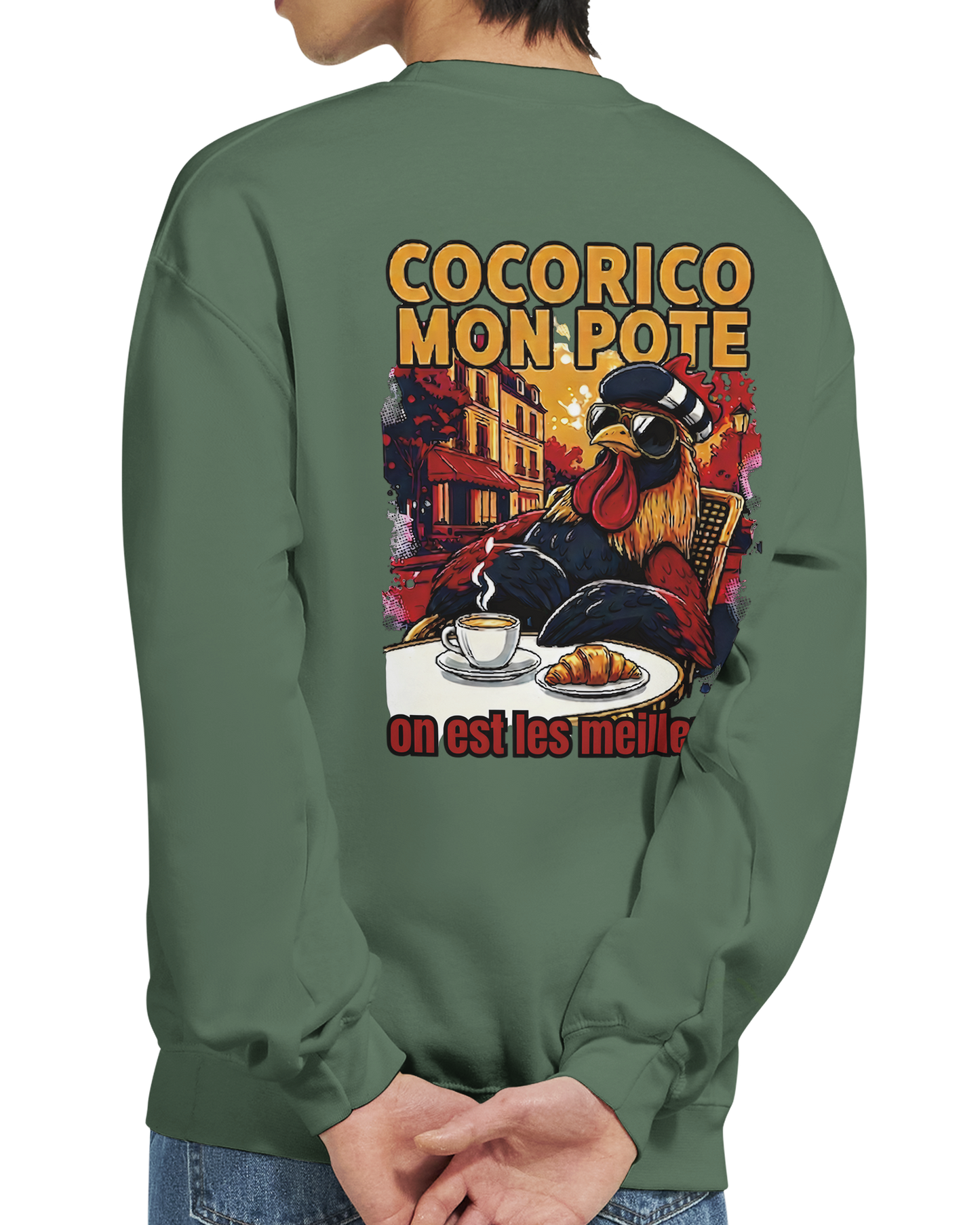 Sweat-shirt Cocorico On Est Les Meilleurs - Confort et Style Premium