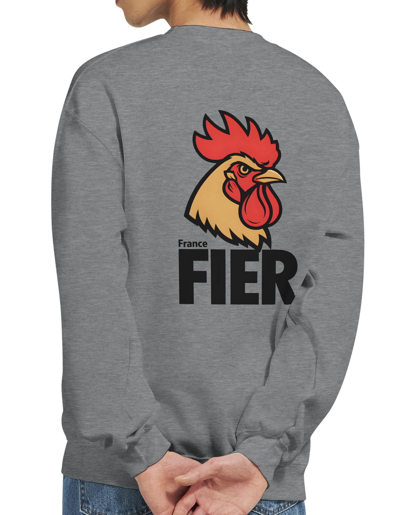 Sweat-shirt Homme France Fier - Coupe Classique et Confort Premium