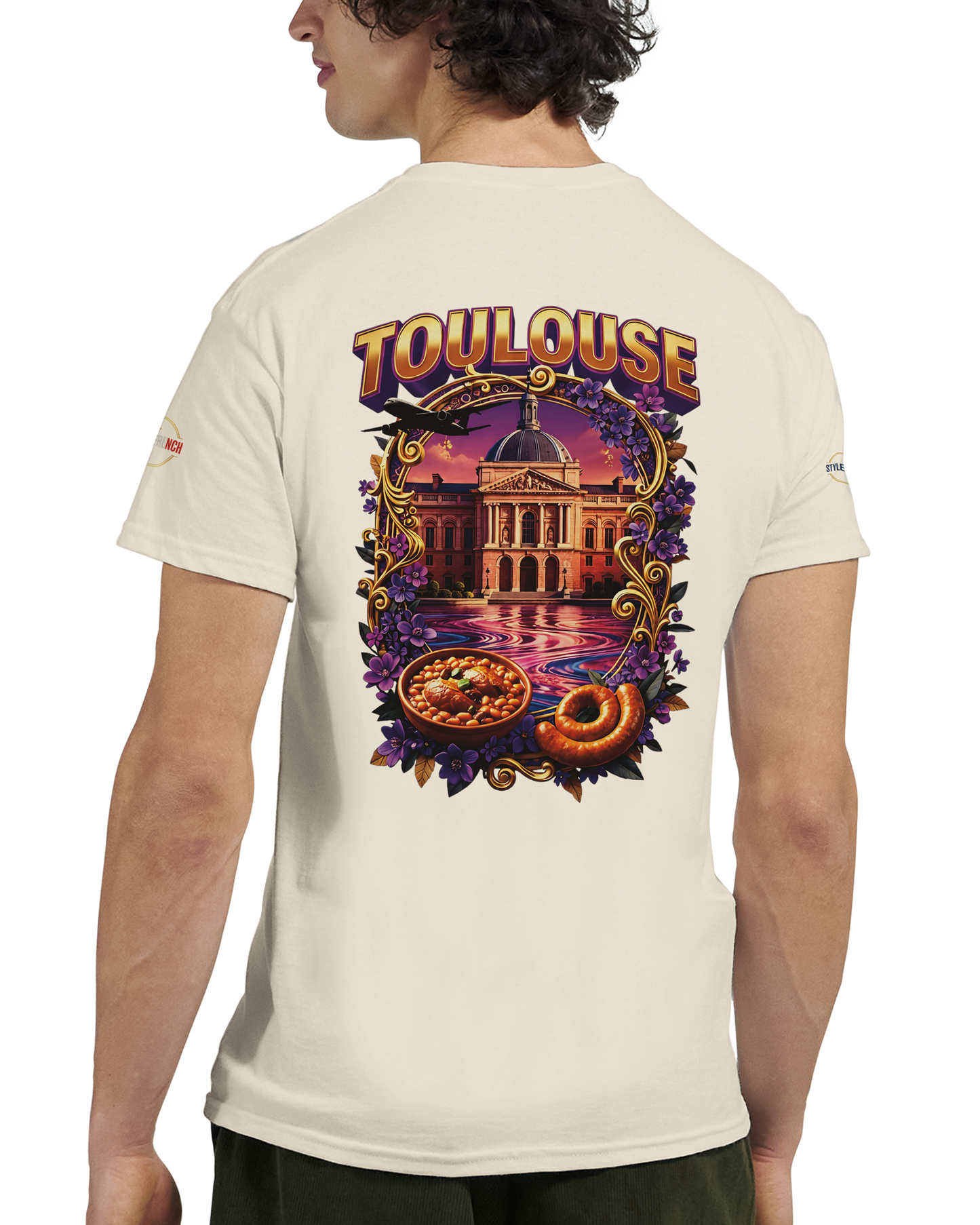 T-Shirt Unisexe Toulouse France – T-Shirt en Coton Premium à Coupe Classique