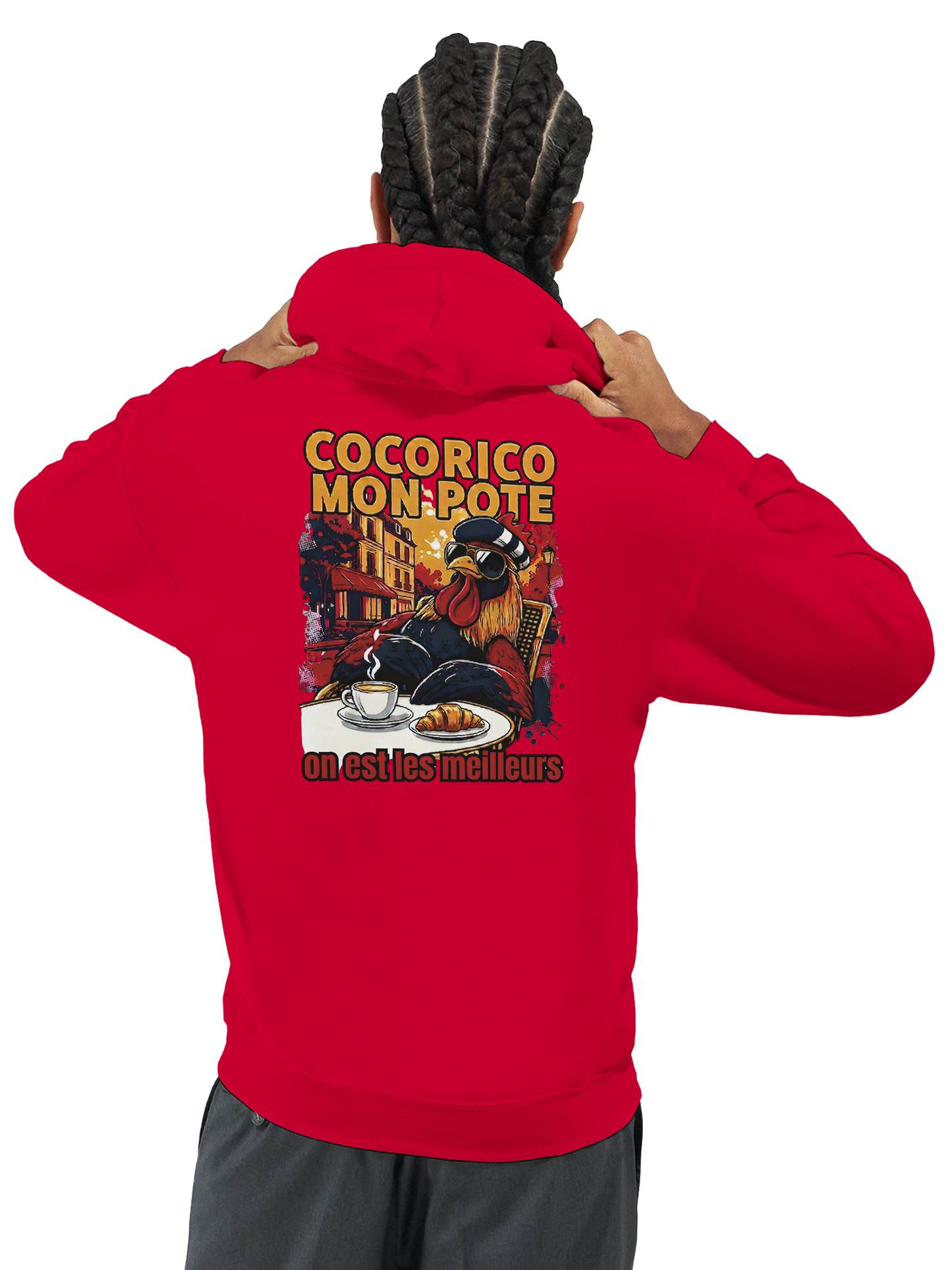 Sweat à Capuche homme on est les meilleurs