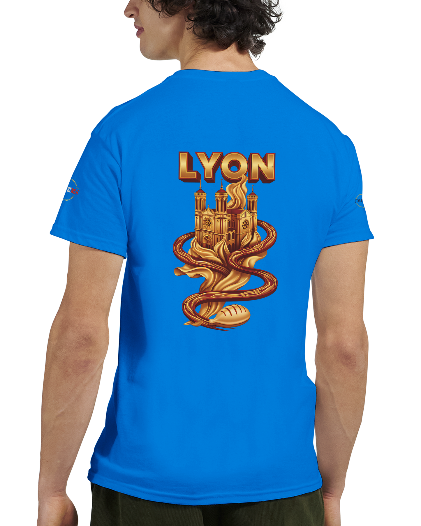 T-Shirt Unisexe Lyon - Design Ville de France - 100% Coton