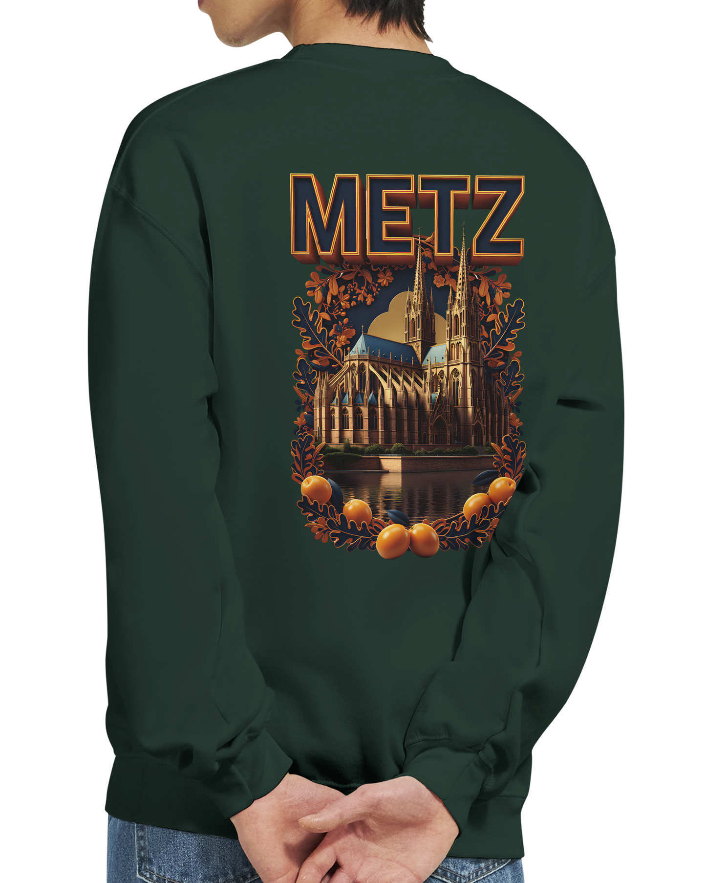Sweat-shirt unisexe Metz – Coupe classique et confort premium