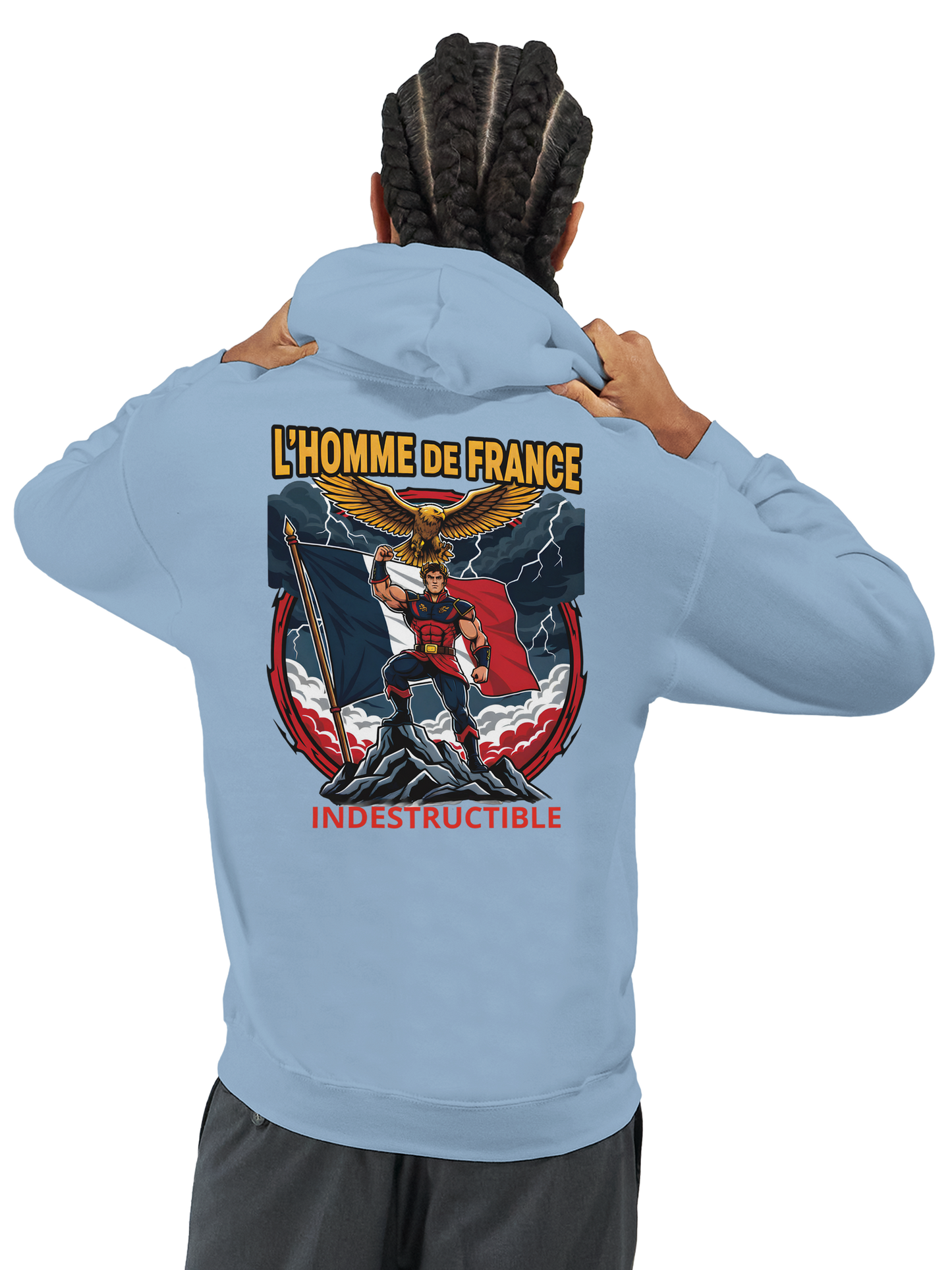 Sweat à Capuche Homme homme de France - Design France - Confort Premium