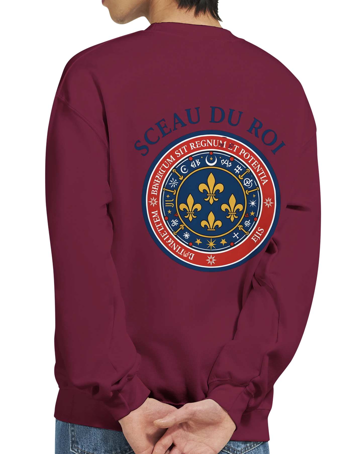 Sweat-shirt Homme Le Sceau du Roi - Coupe Classique Confortable