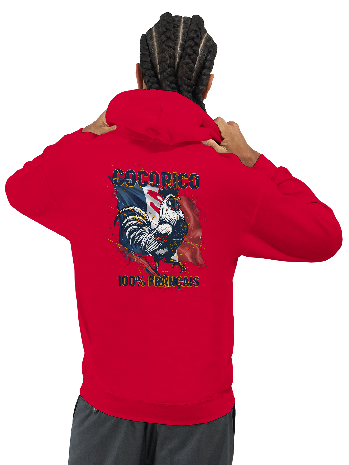 Sweat à Capuche Homme Cocorico – Confort et Style Français