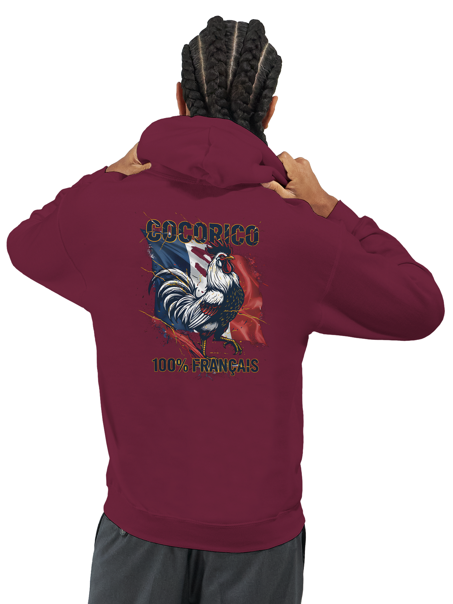 Sweat à Capuche Homme Cocorico – Confort et Style Français
