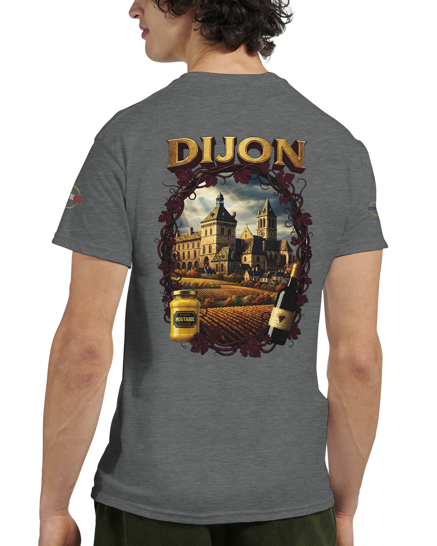 T-shirt Unisexe Dijon – Ville de France en Coton Premium