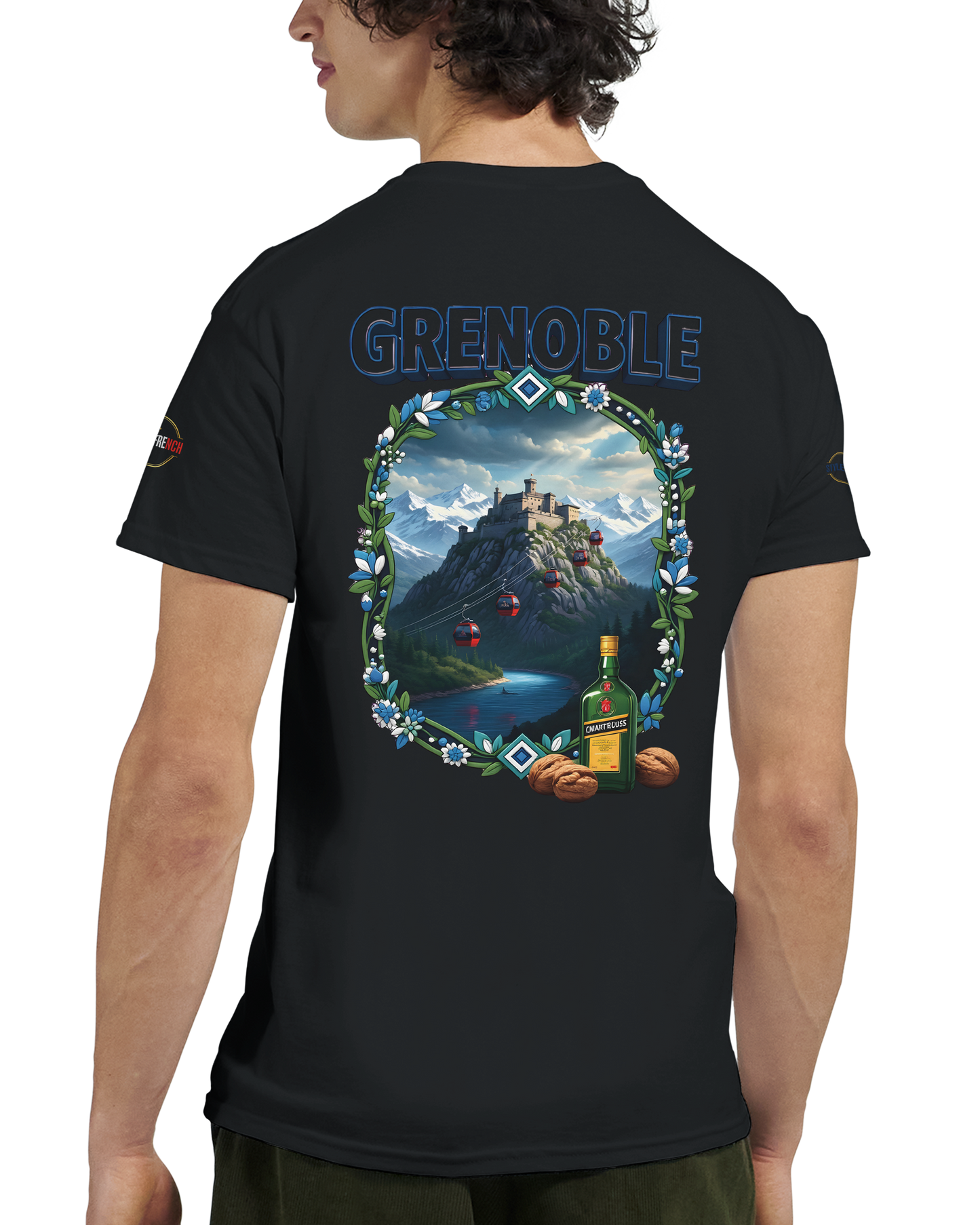 T-shirt Unisexe Grenoble - Ville de France - Coton Premium