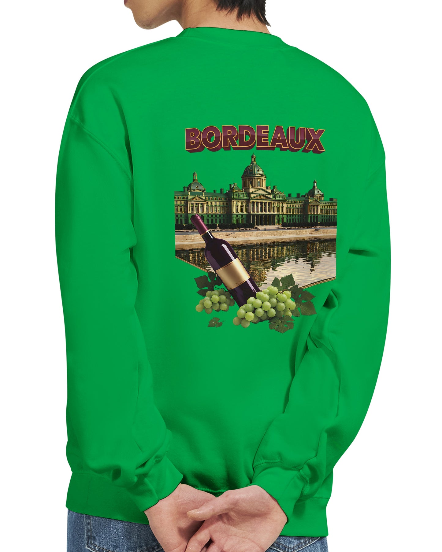 Sweat-shirt Unisexe Bordeaux Ville de France – Classique et Confortable