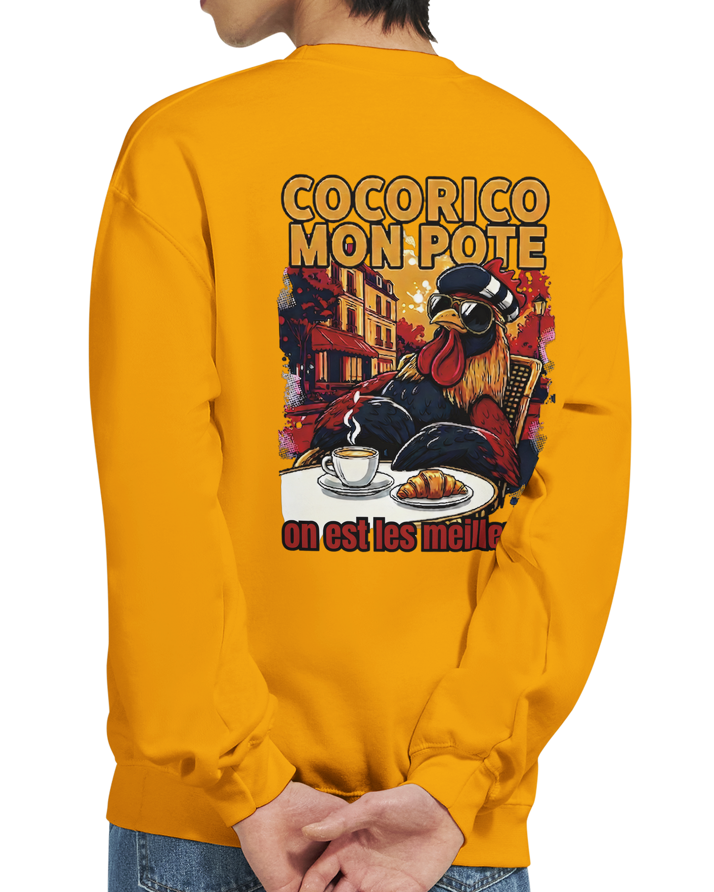 Sweat-shirt Cocorico On Est Les Meilleurs - Confort et Style Premium