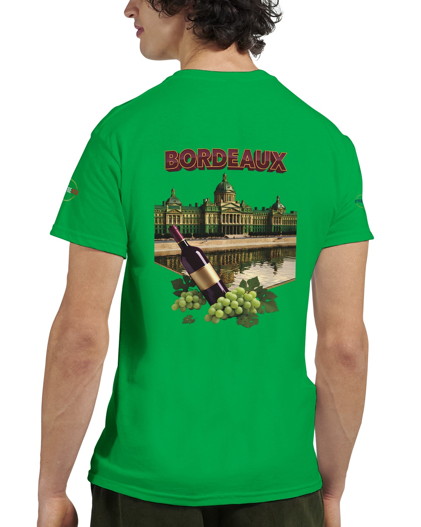 T-shirt Unisexe Bordeaux Ville de France – Coton Épais Premium