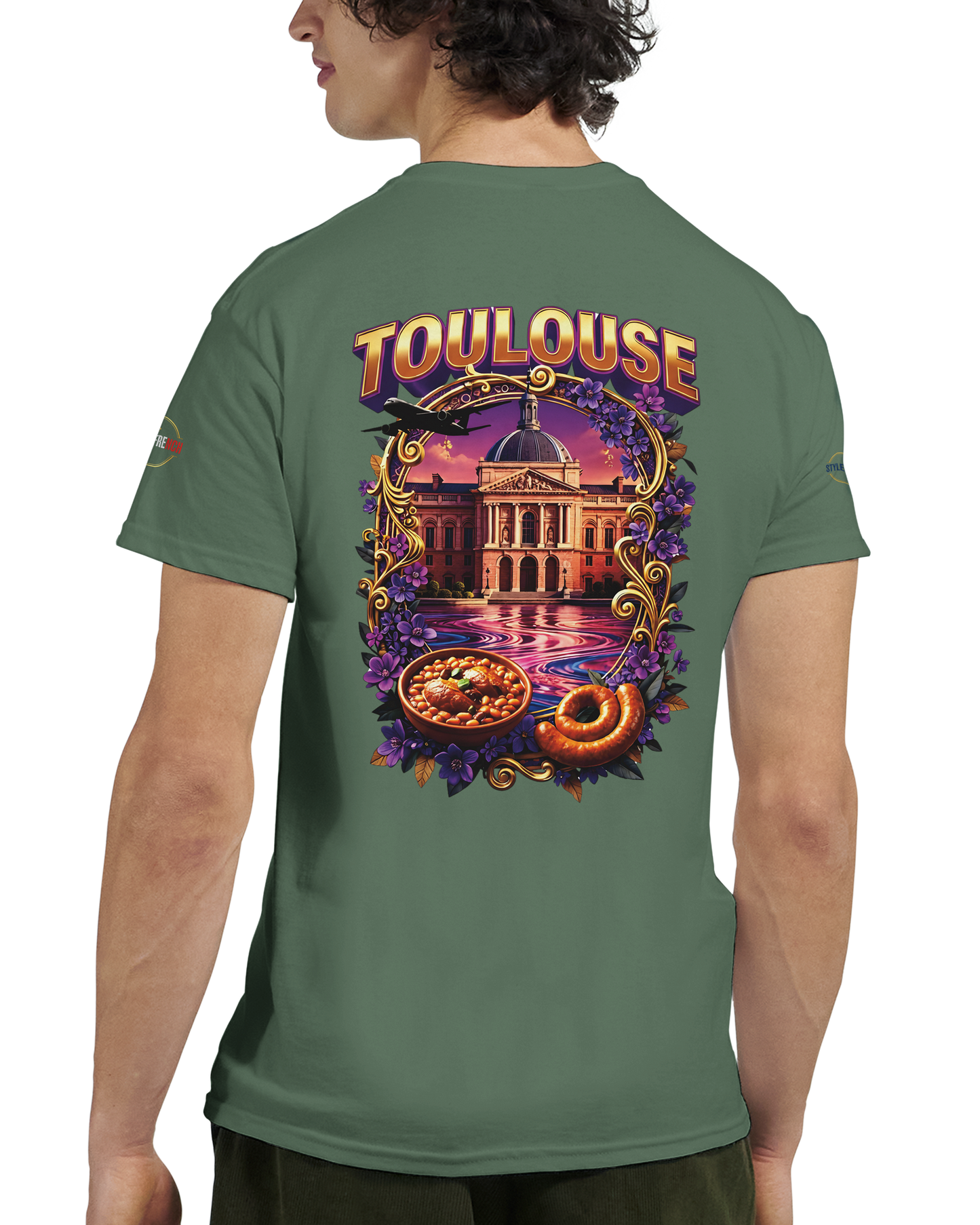 T-Shirt Unisexe Toulouse France – T-Shirt en Coton Premium à Coupe Classique