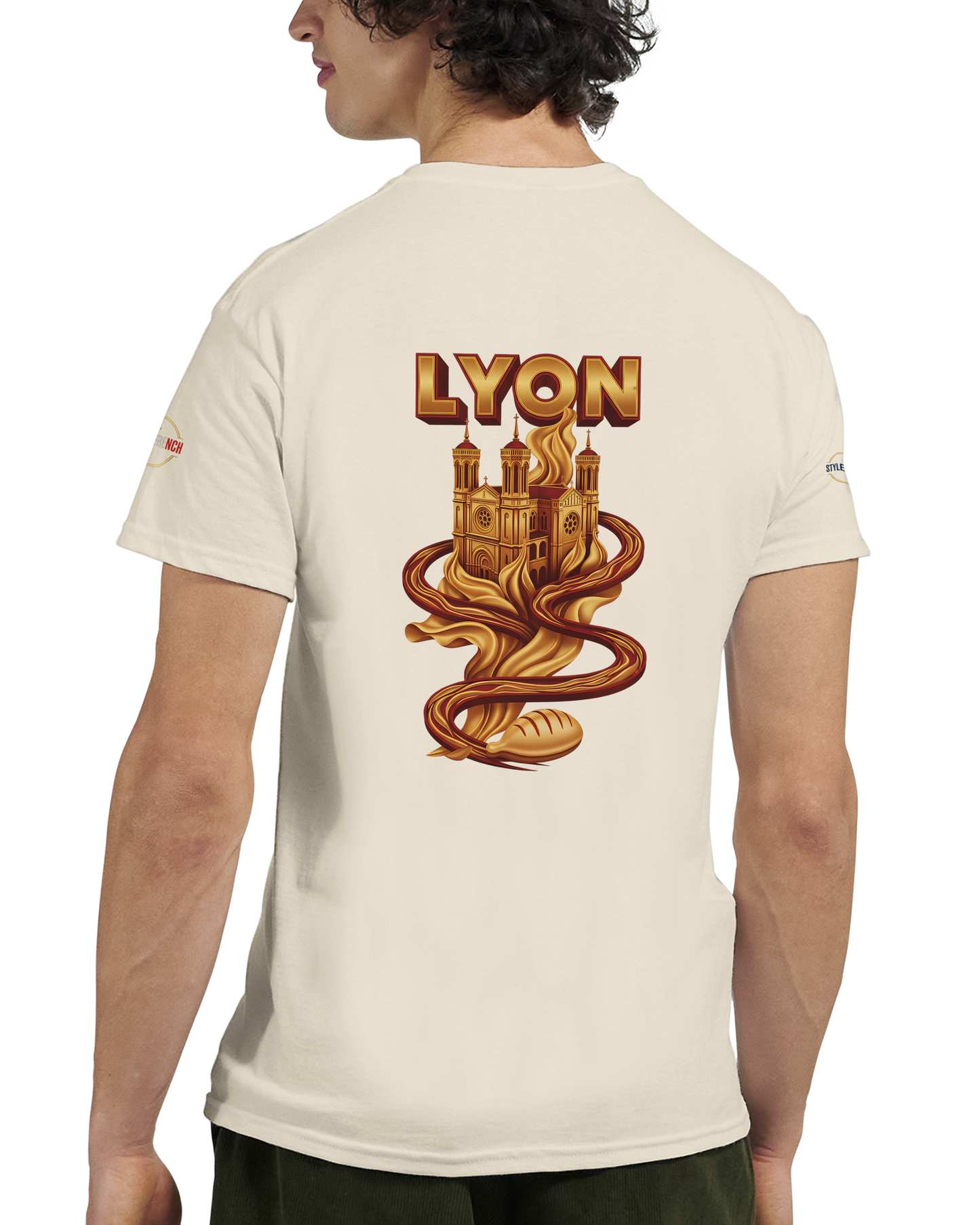 T-Shirt Unisexe Lyon - Design Ville de France - 100% Coton