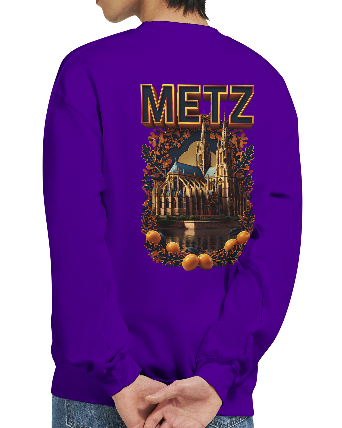 Sweat-shirt unisexe Metz – Coupe classique et confort premium