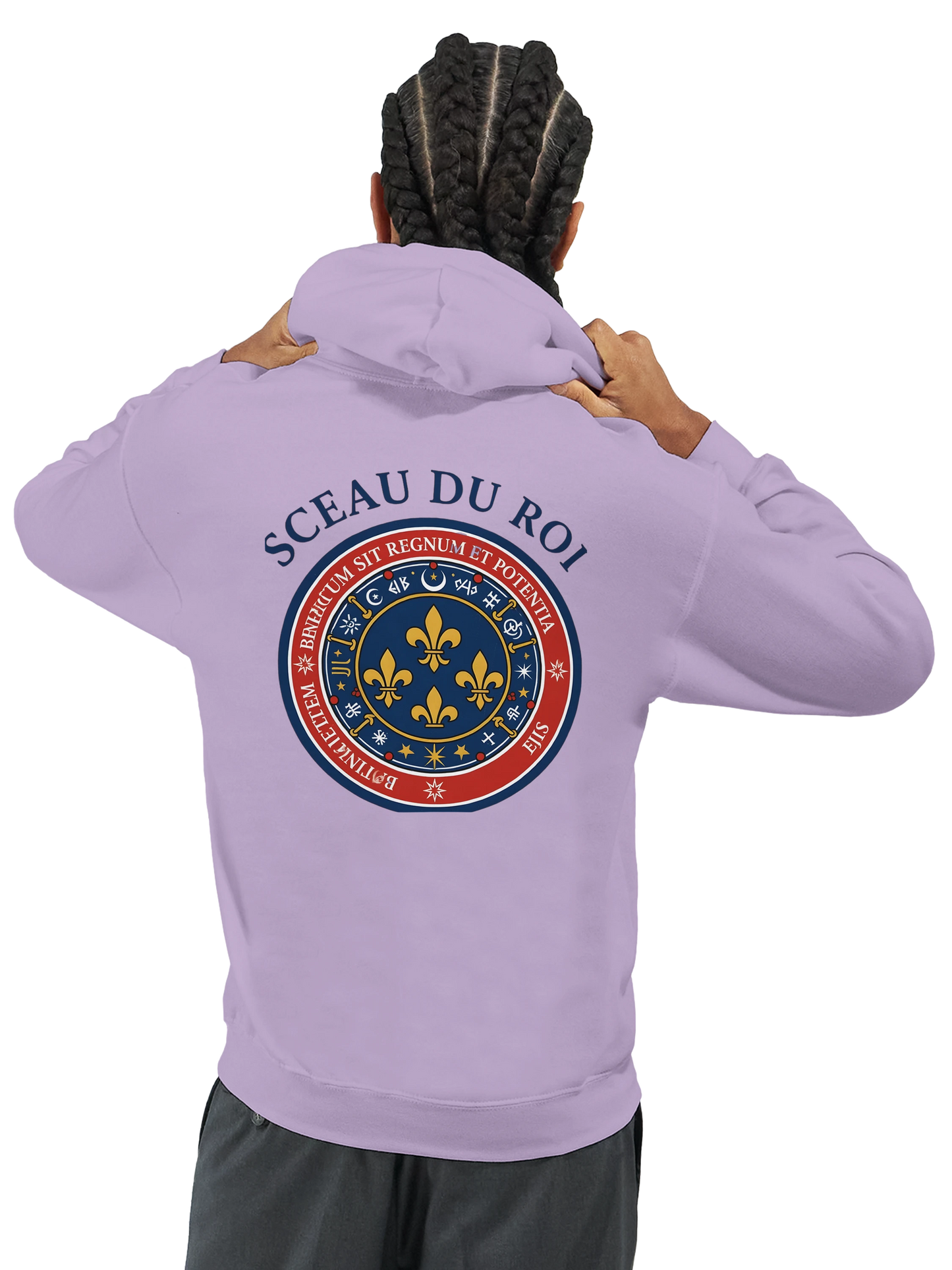 Sweat à capuche Le Sceau du Roi pour homme – Hoodie premium en coton mélangé