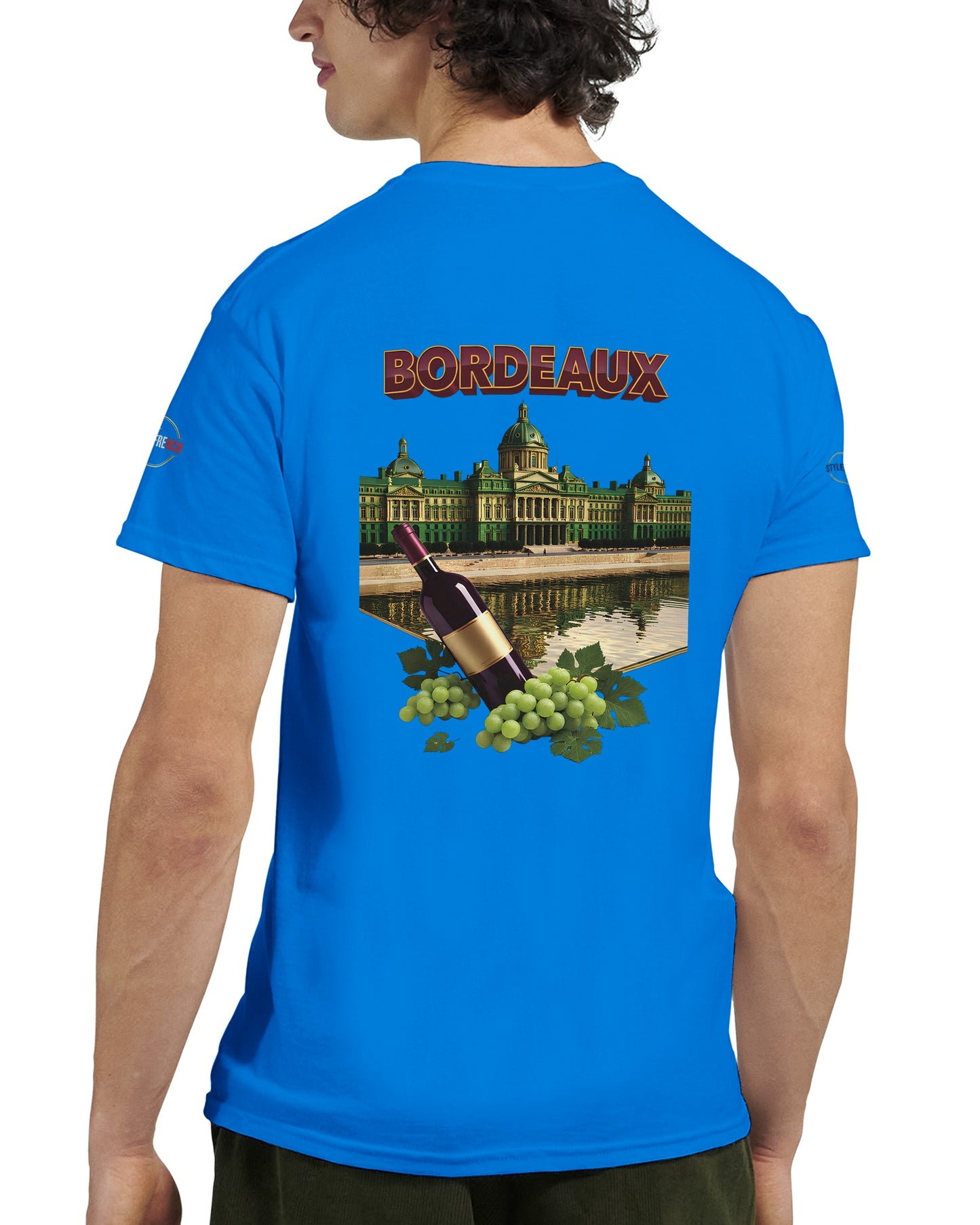 T-shirt Unisexe Bordeaux Ville de France – Coton Épais Premium