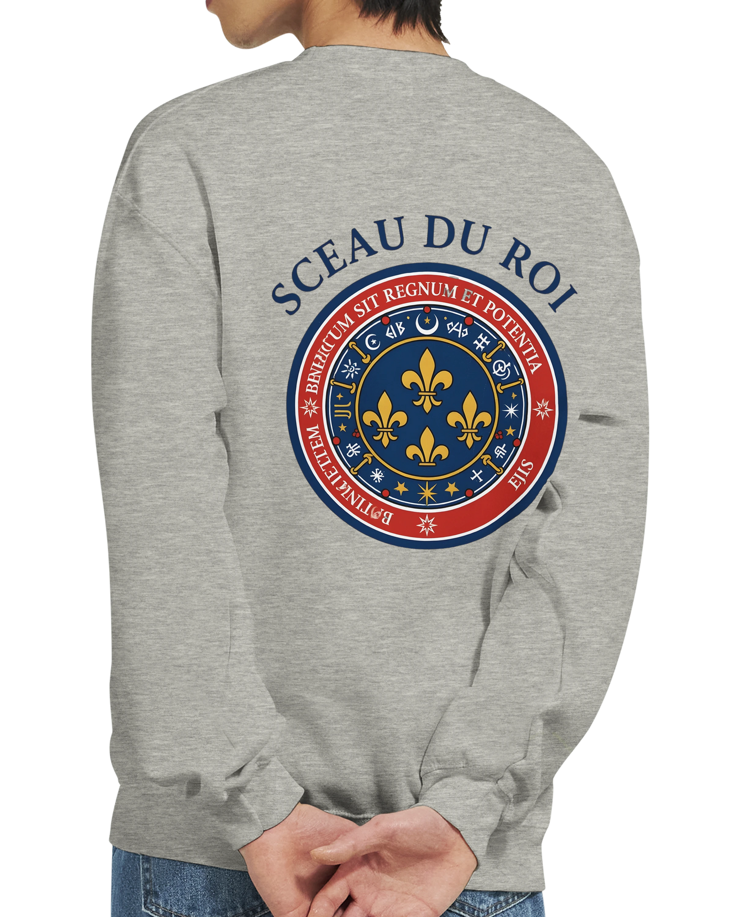 Sweat-shirt Homme Le Sceau du Roi - Coupe Classique Confortable