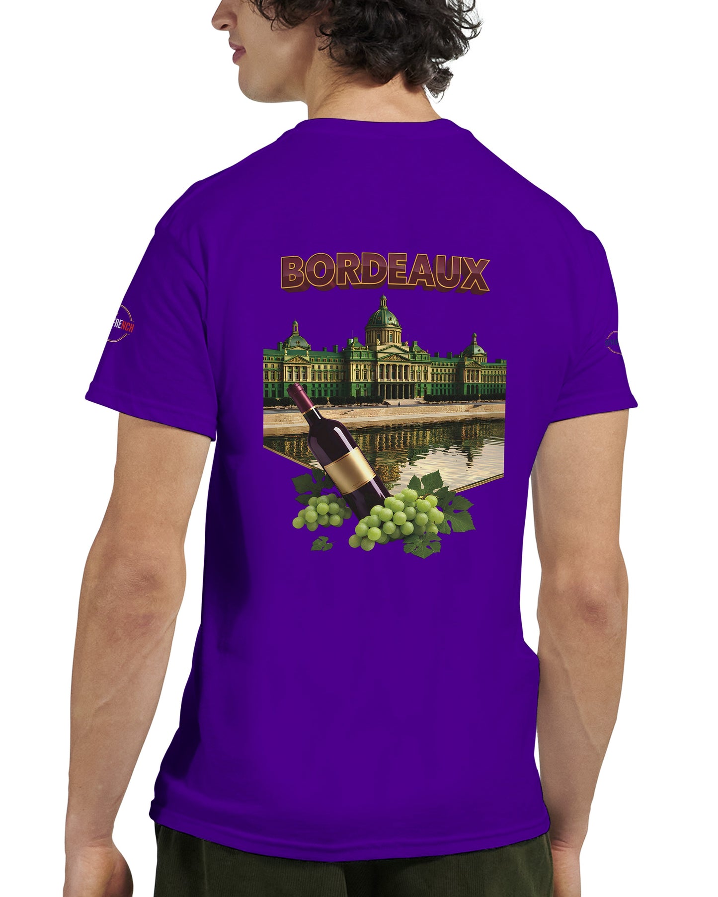 T-shirt Unisexe Bordeaux Ville de France – Coton Épais Premium