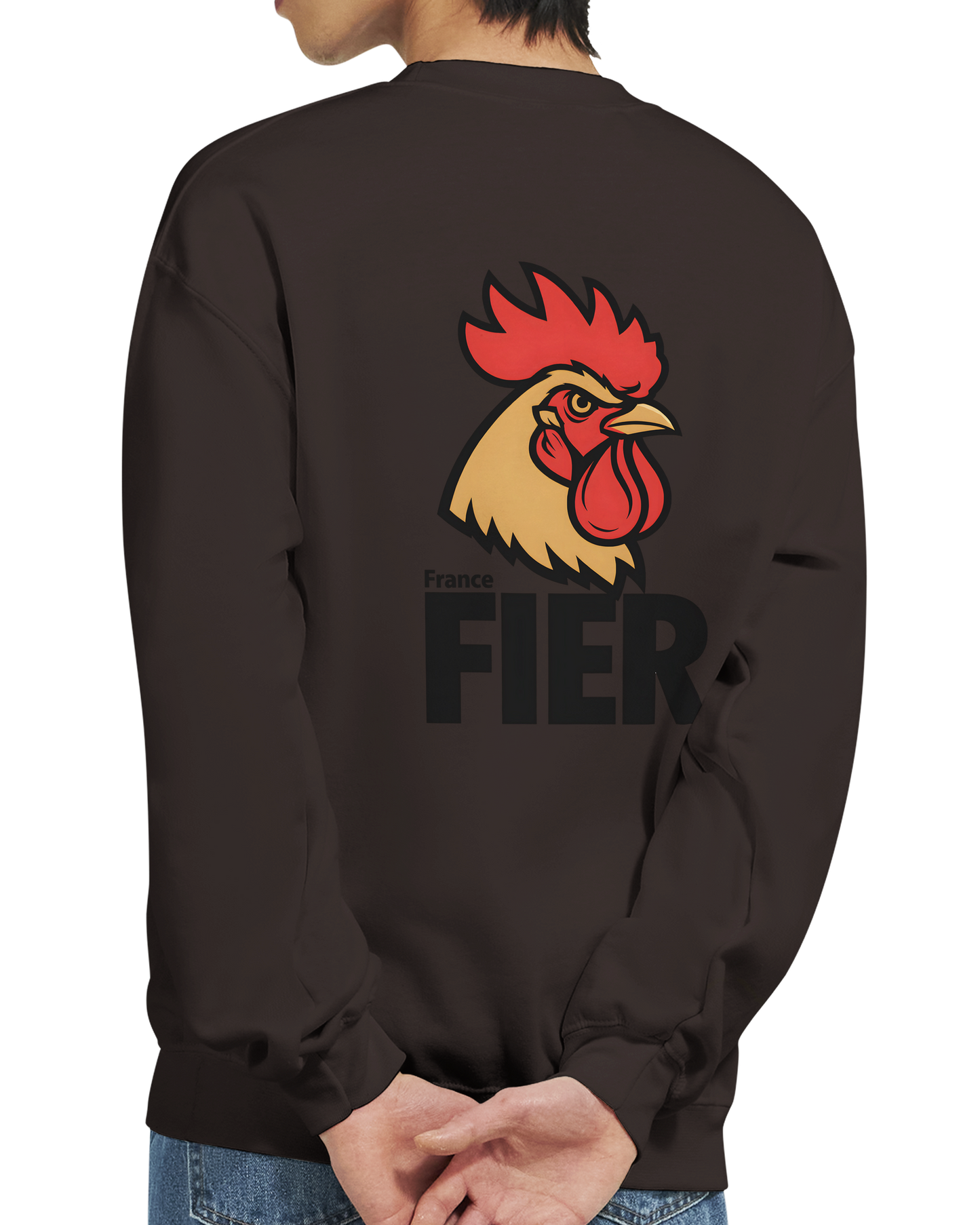 Sweat-shirt Homme France Fier - Coupe Classique et Confort Premium