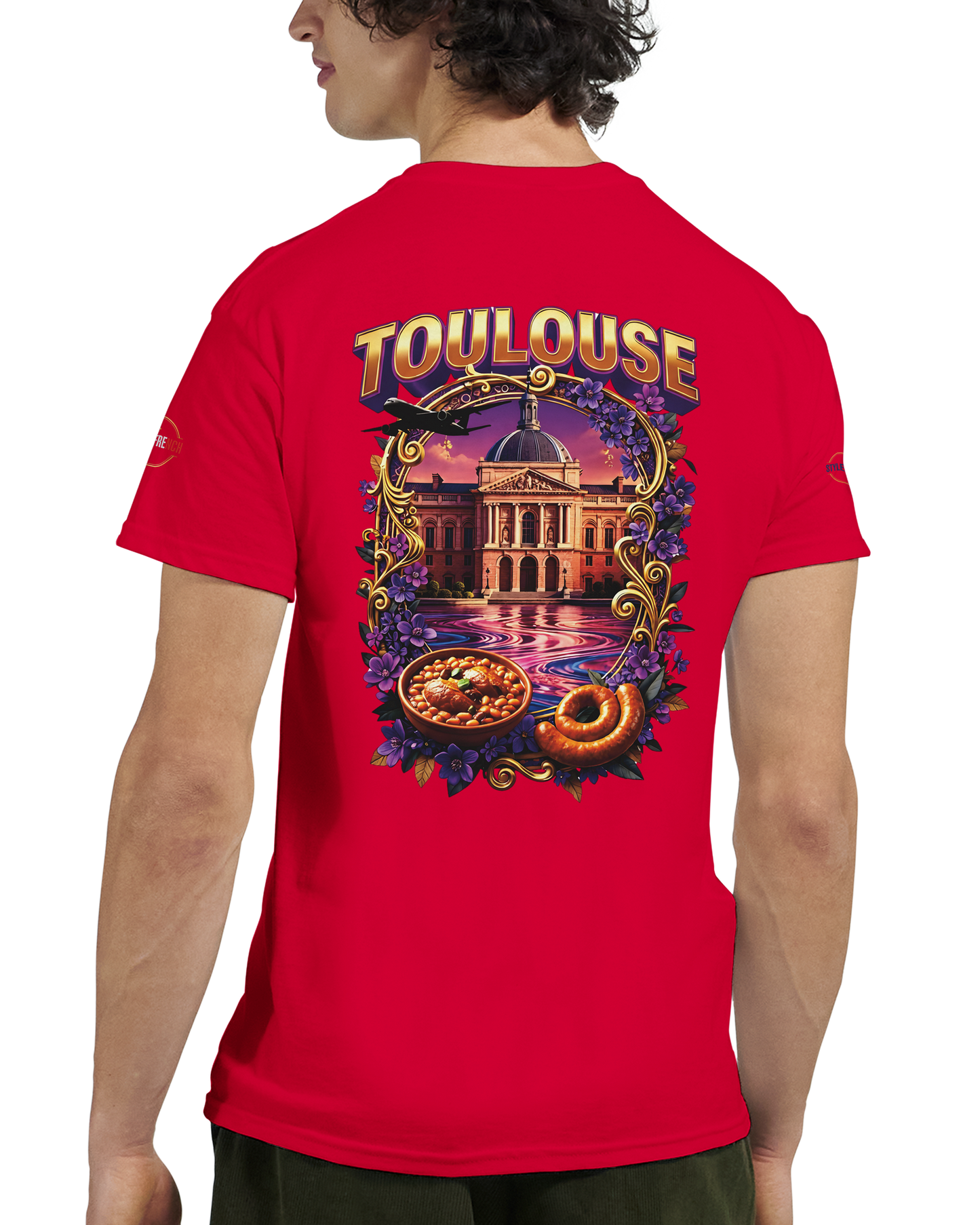 T-Shirt Unisexe Toulouse France – T-Shirt en Coton Premium à Coupe Classique
