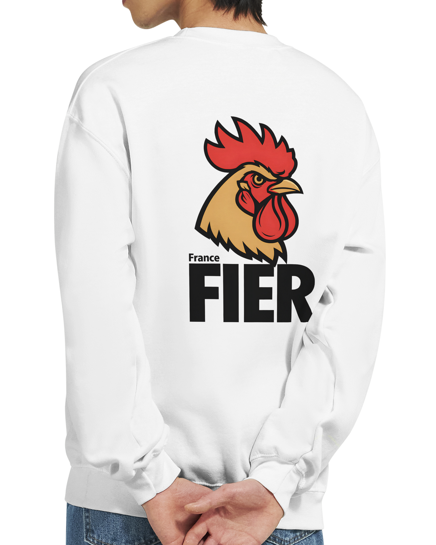 Sweat-shirt Homme France Fier - Coupe Classique et Confort Premium