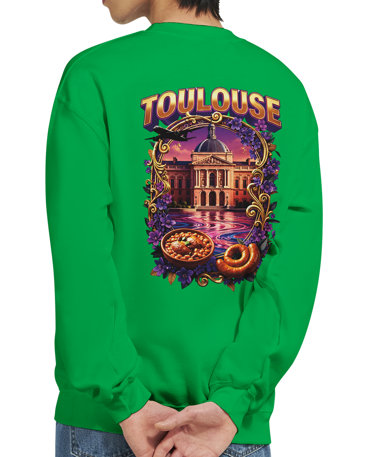 Sweat-shirt Unisexe Toulouse – Design Ville de France