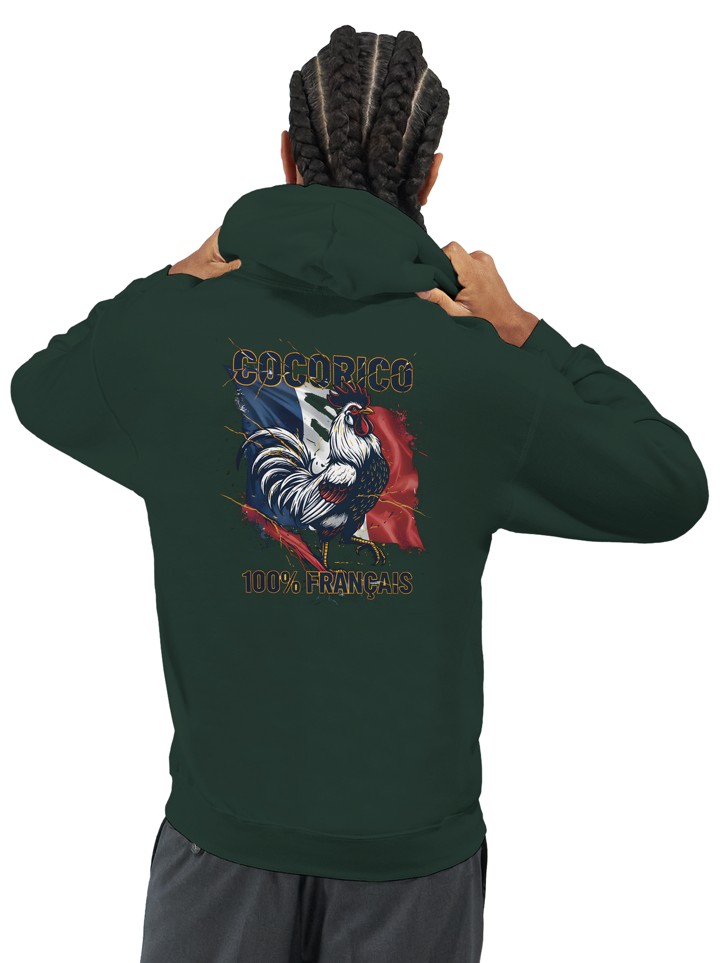 Sweat à Capuche Homme Cocorico – Confort et Style Français