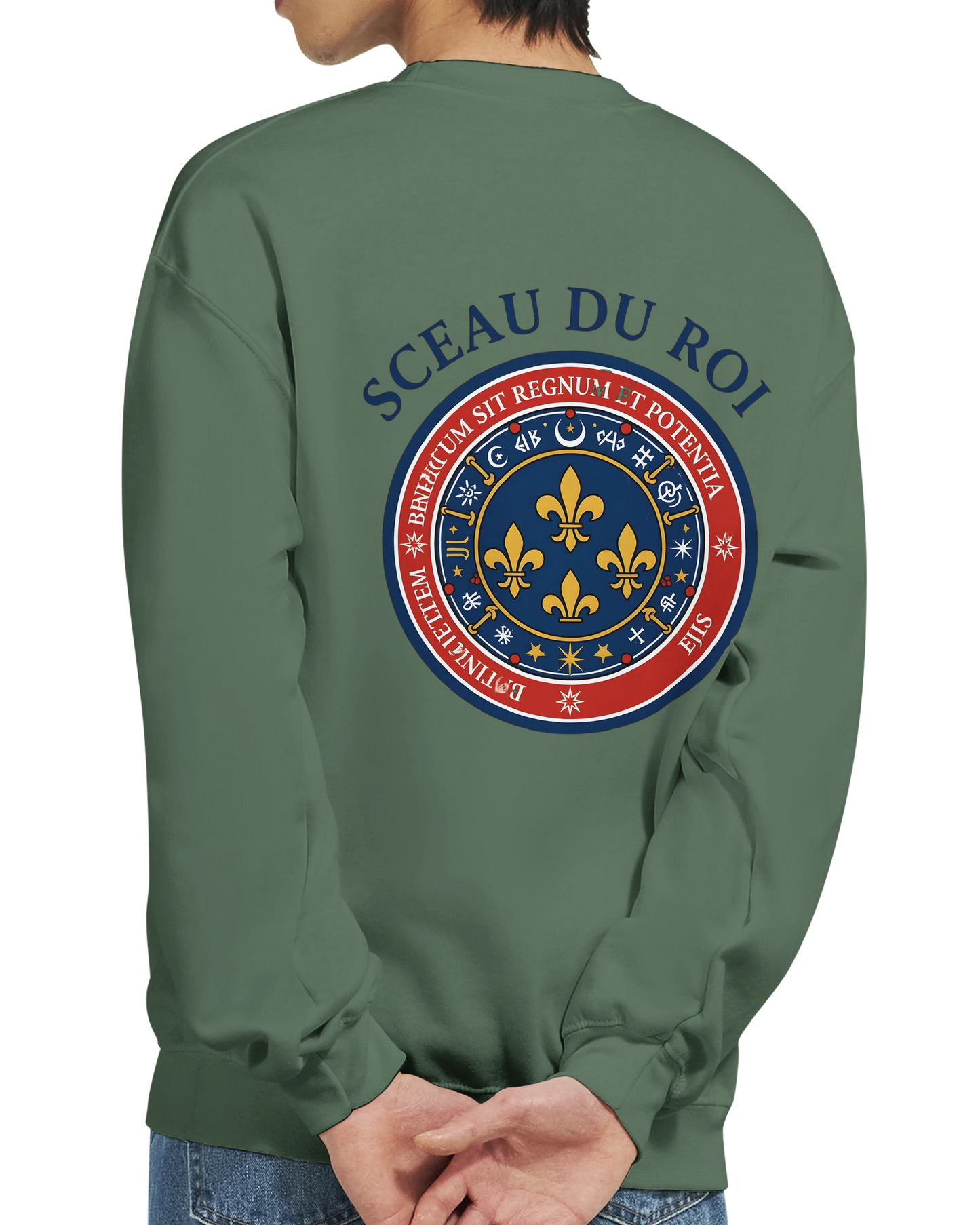 Sweat-shirt Homme Le Sceau du Roi - Coupe Classique Confortable