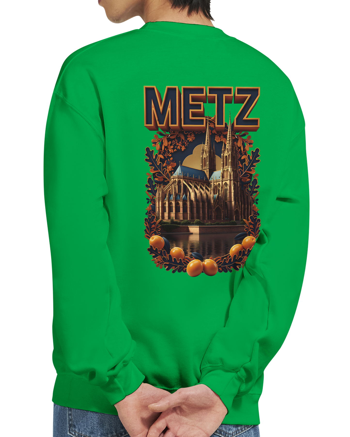 Sweat-shirt unisexe Metz – Coupe classique et confort premium