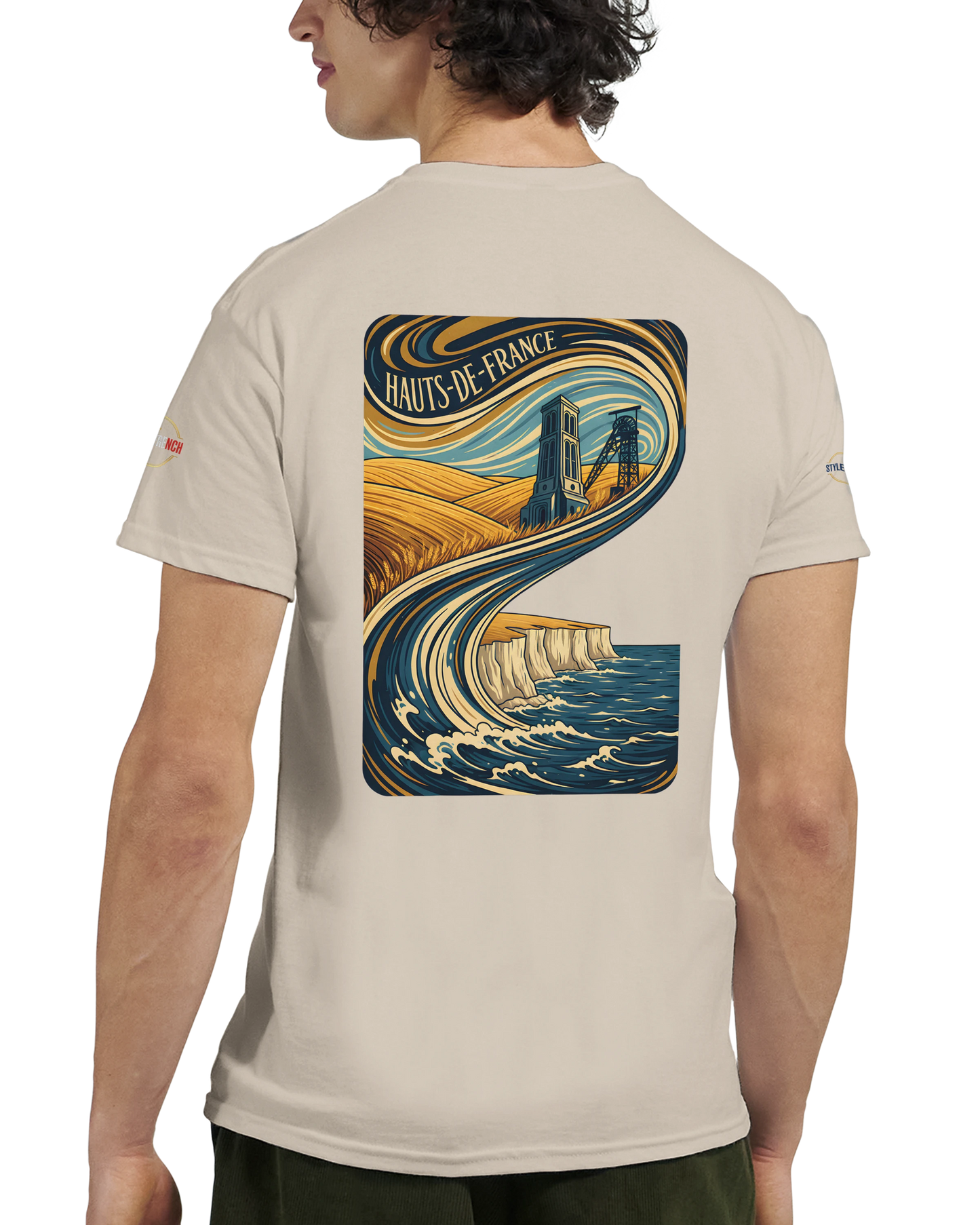 T-shirt Unisexe Haut de France - Coton Épais Premium