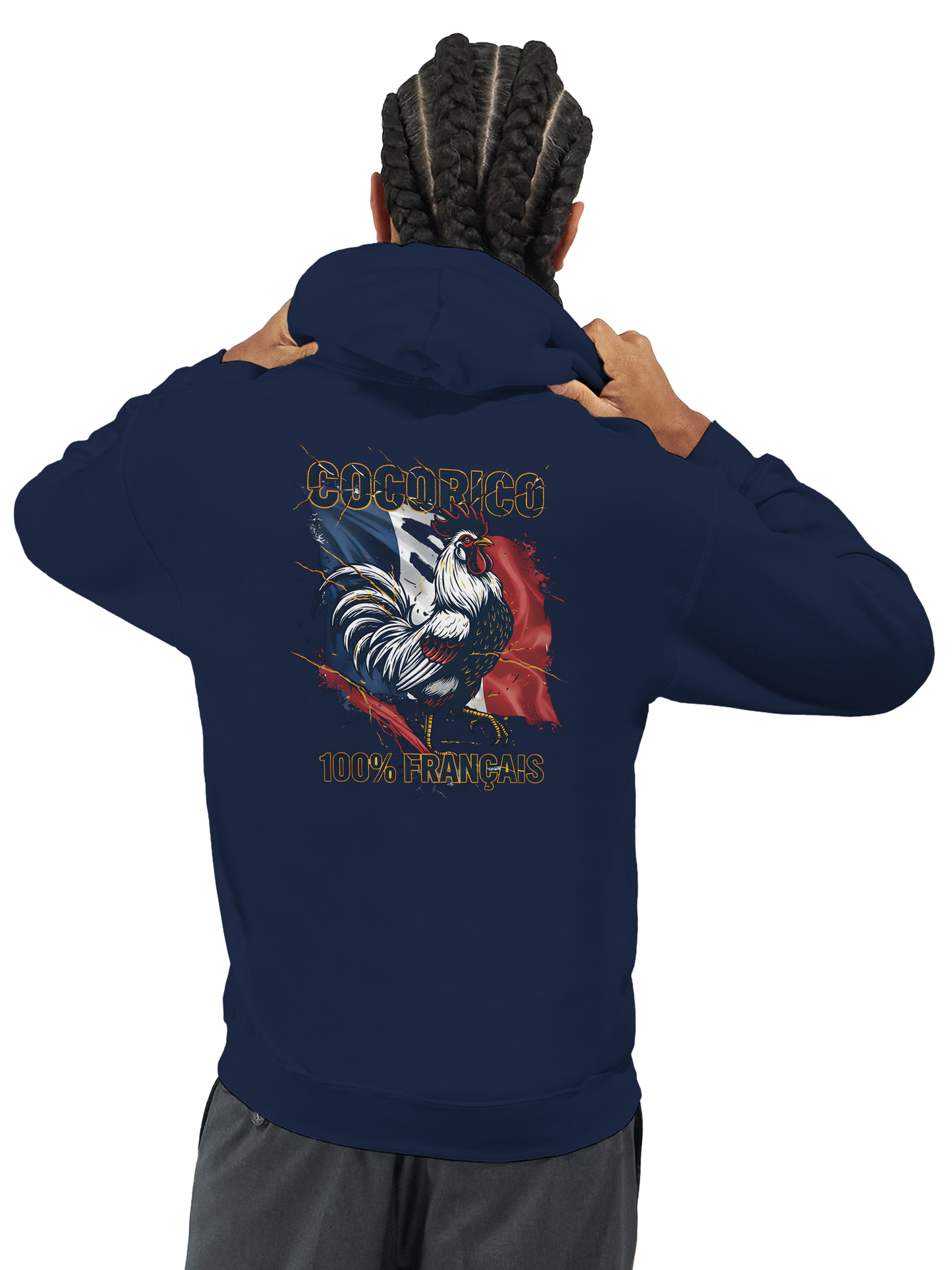 Sweat à Capuche Homme Cocorico – Confort et Style Français