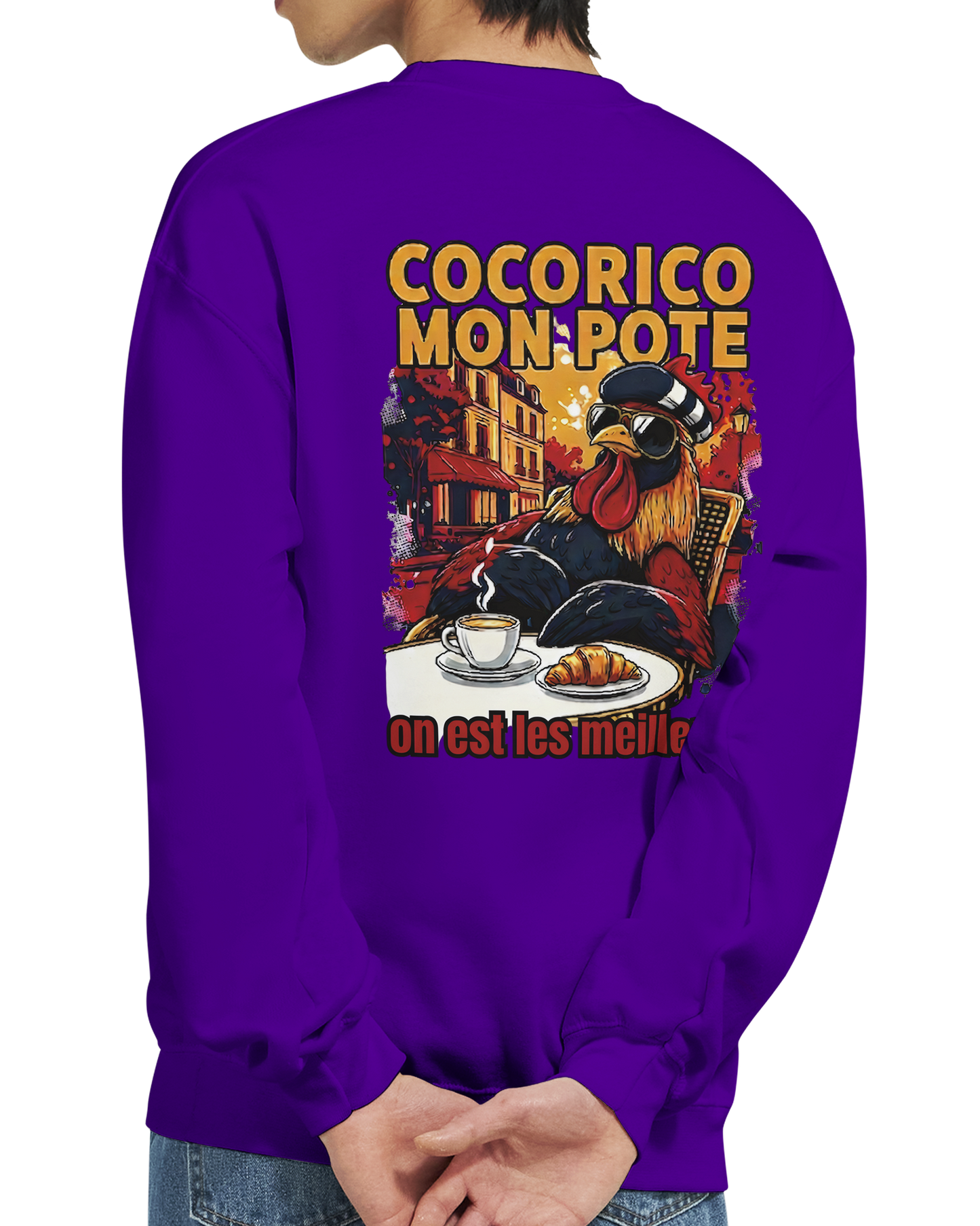 Sweat-shirt Cocorico On Est Les Meilleurs - Confort et Style Premium