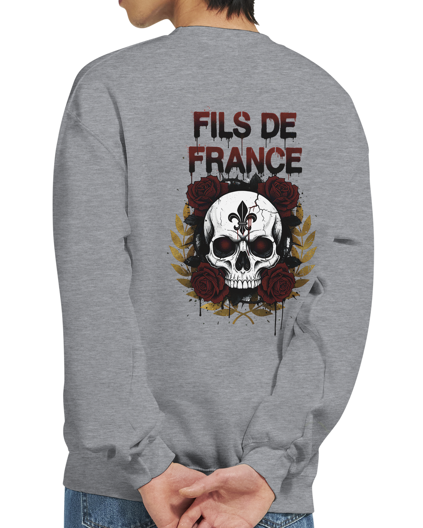 Sweat-shirt Homme Fils de France –Premium Confort Classique