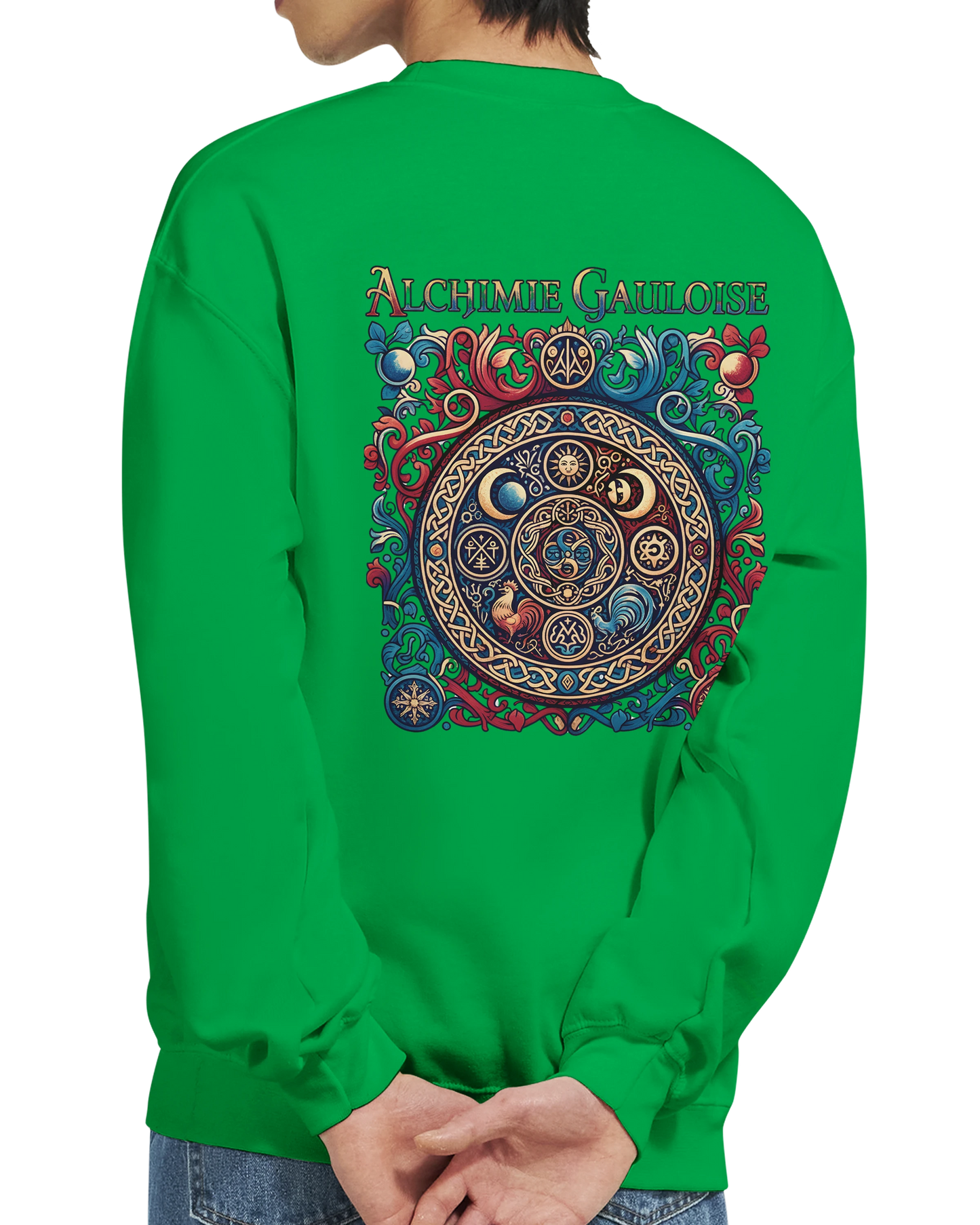 Sweat-shirt Homme Alchimie Gauloise – Coupe Classique Confortable
