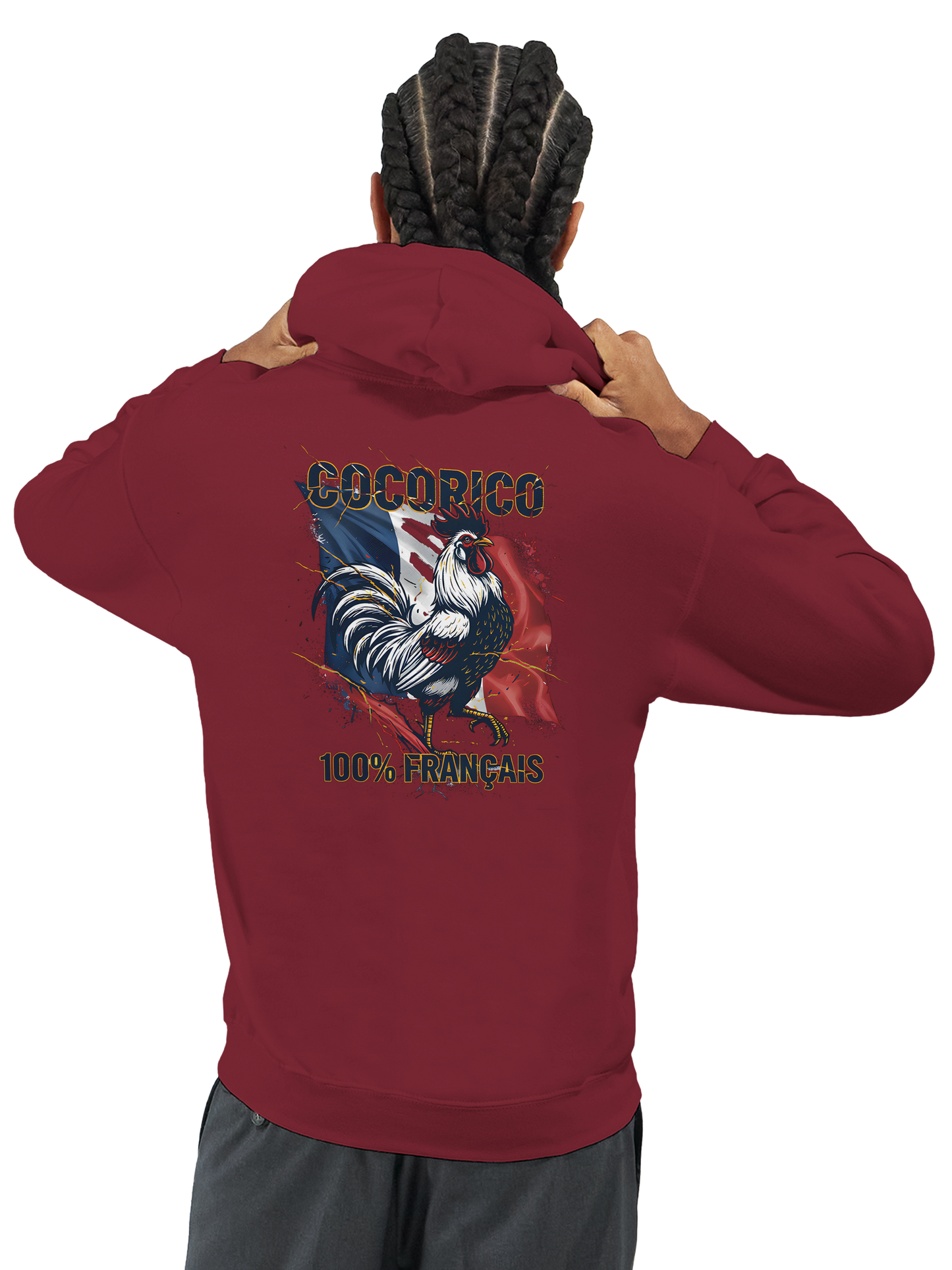 Sweat à Capuche Homme Cocorico – Confort et Style Français