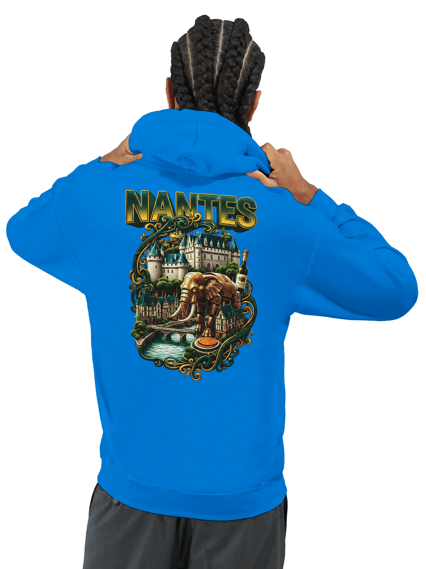 Sweat à capuche unisexe Nantes – Confort premium et style urbain