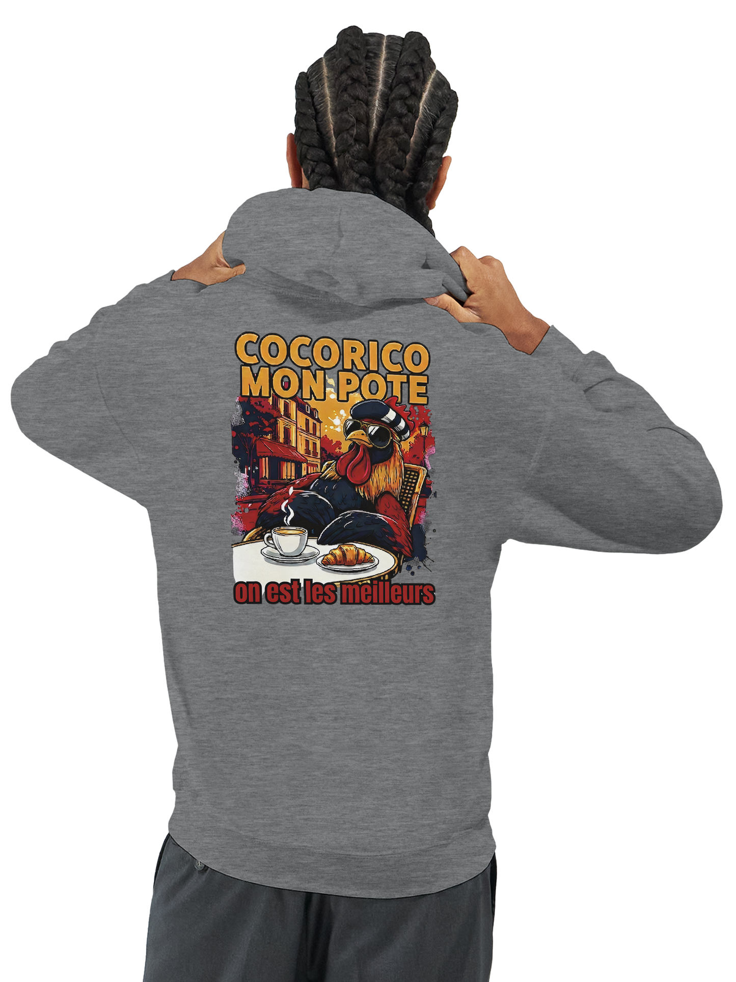 Sweat à Capuche homme on est les meilleurs