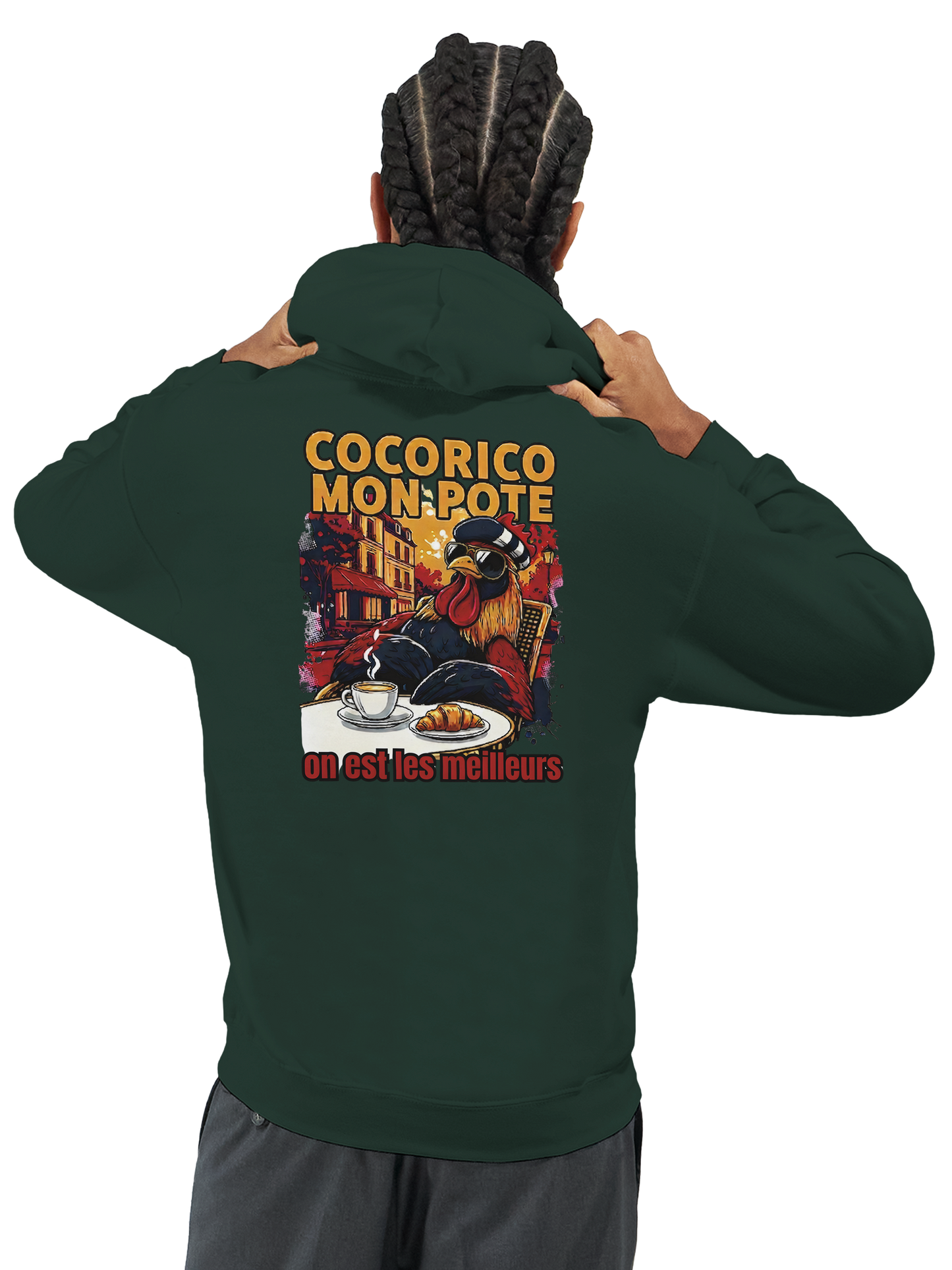 Sweat à Capuche homme on est les meilleurs