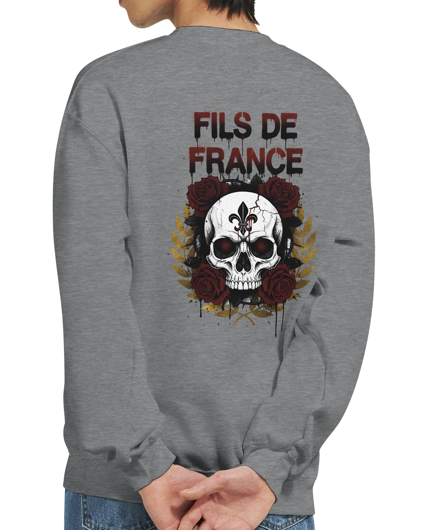 Sweat-shirt Homme Fils de France –Premium Confort Classique