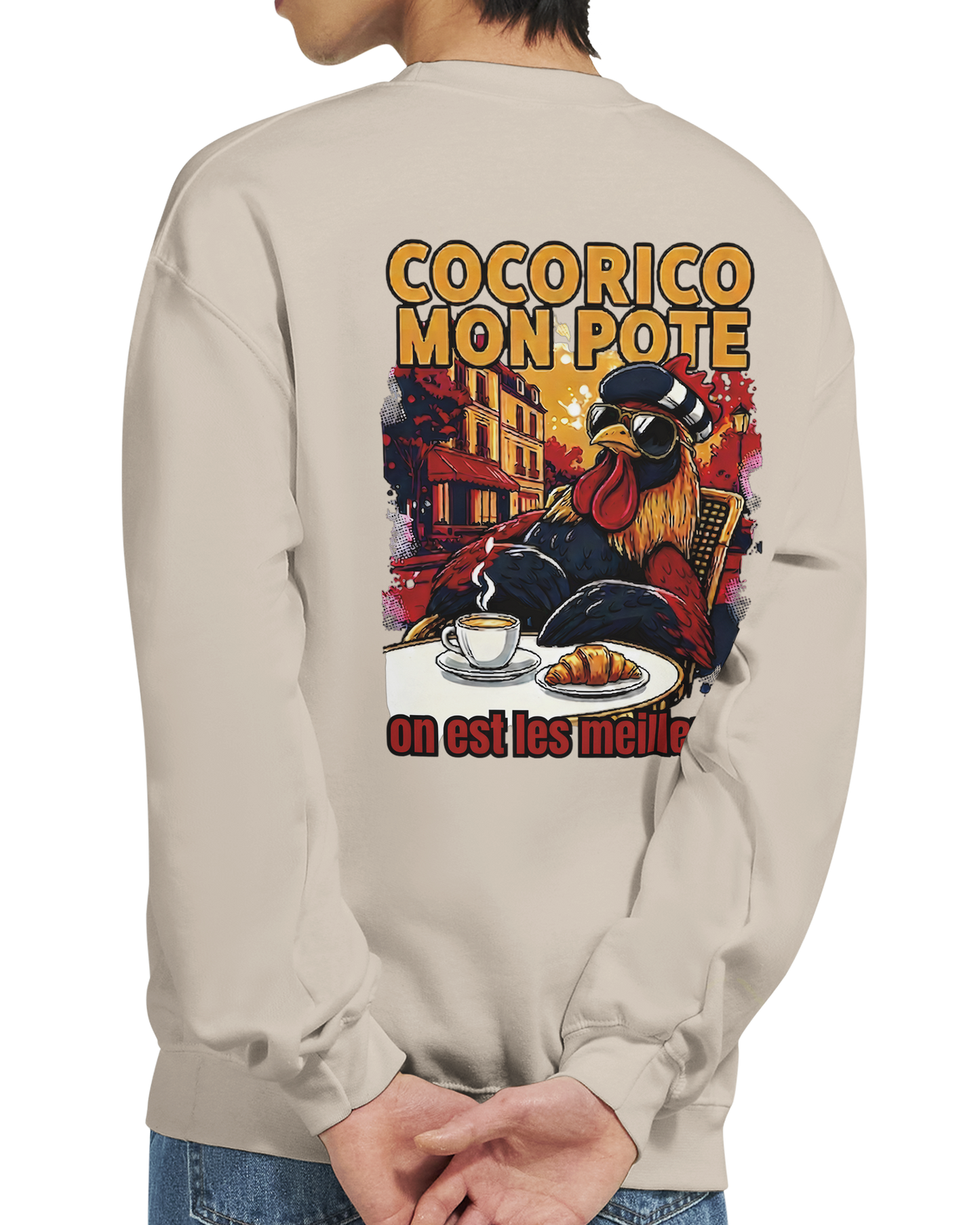 Sweat-shirt Cocorico On Est Les Meilleurs - Confort et Style Premium