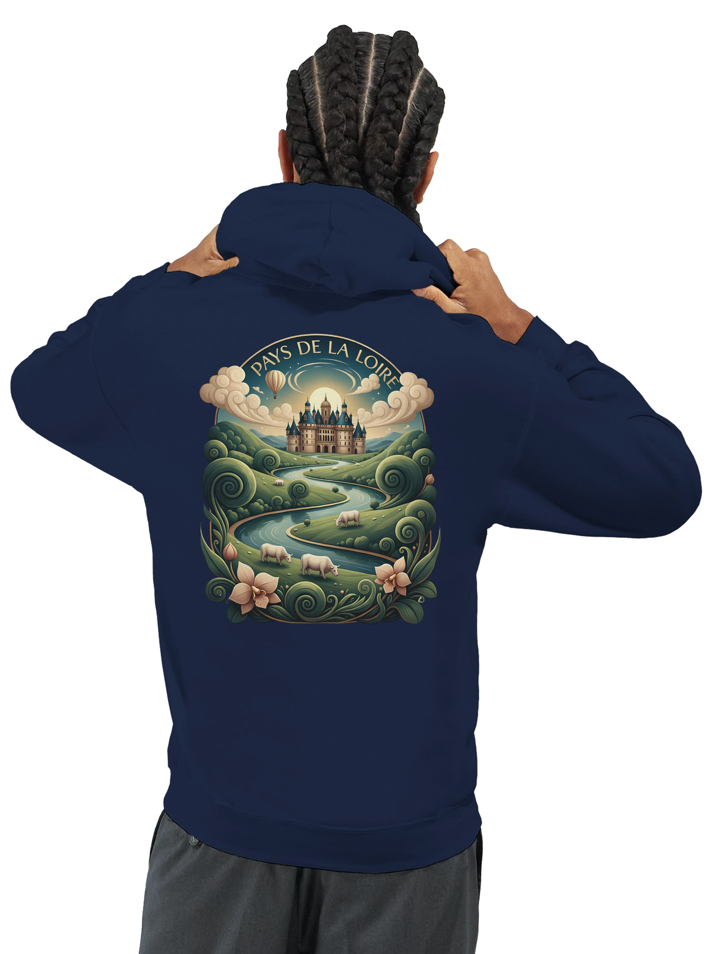 Sweat à capuche unisexe Pays de la Loire - Confort Premium