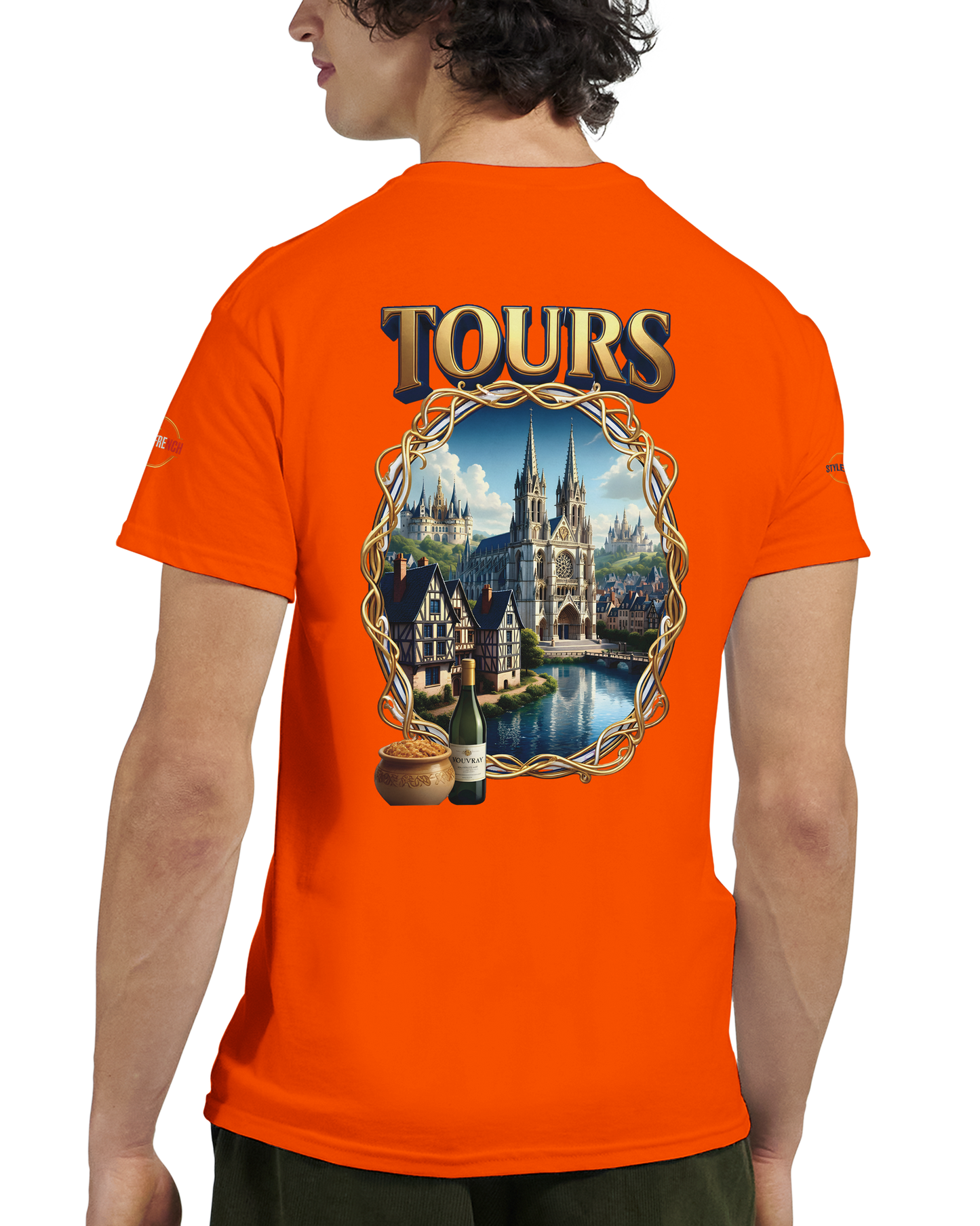 T-shirt Unisexe Tours Ville de France – Coton Épais Premium
