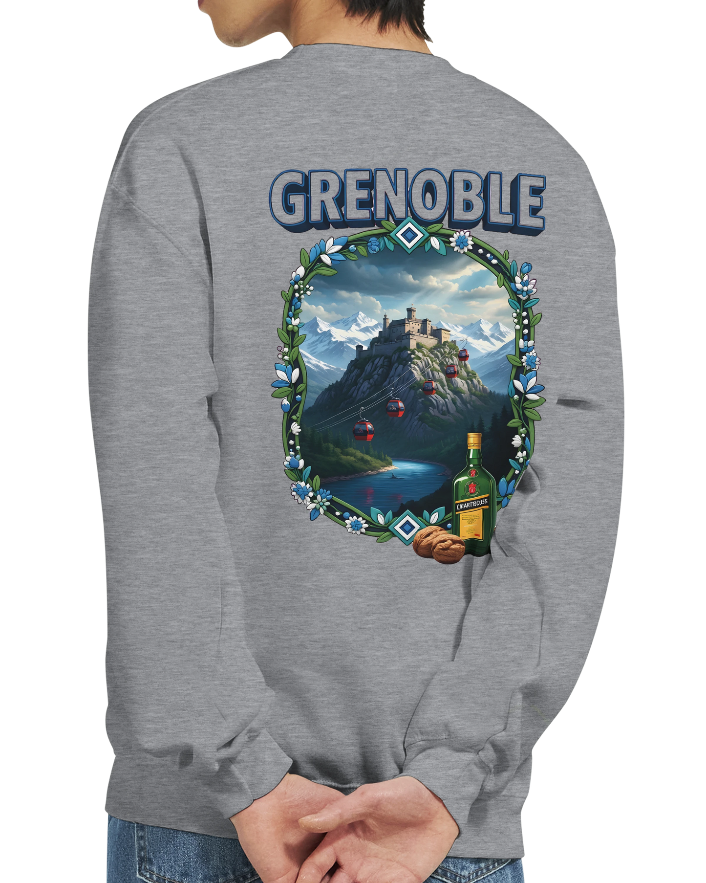 Sweat-shirt unisexe Grenoble – Style urbain premium