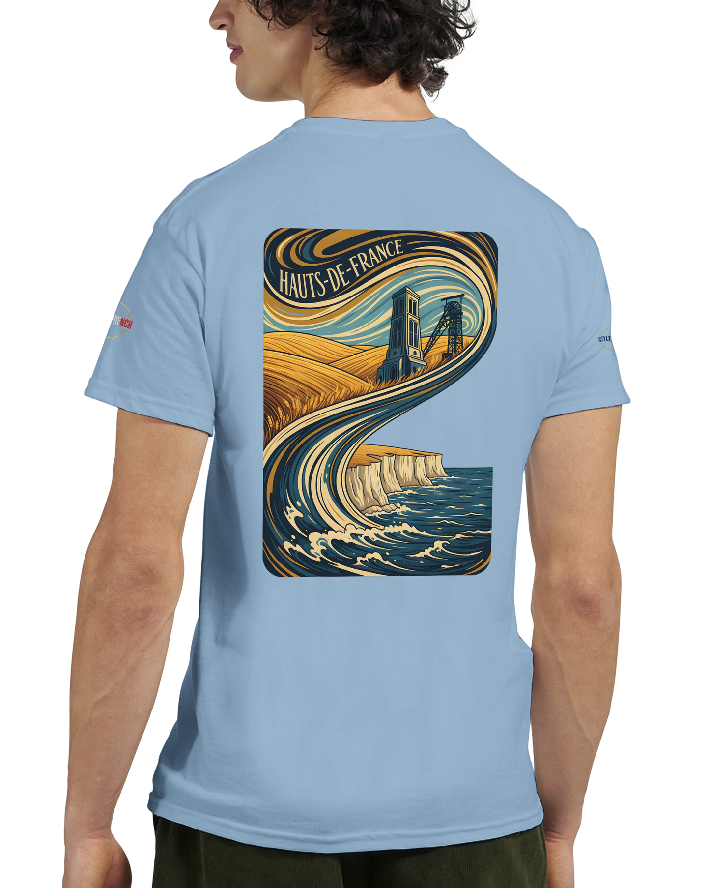 T-shirt Unisexe Haut de France - Coton Épais Premium